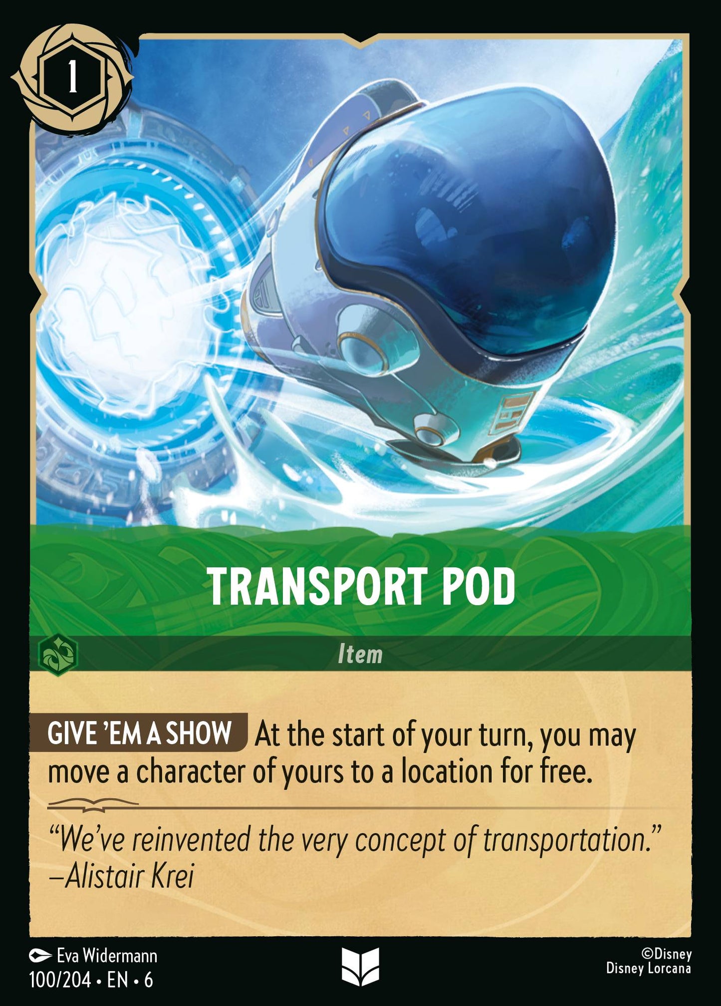 Transport Pod - Uncommon Lorcana Card