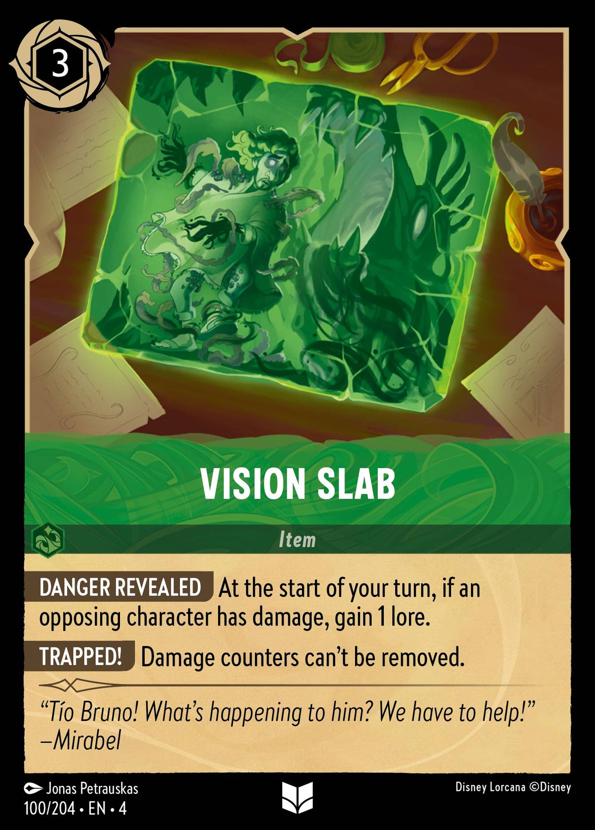 Vision Slab - Uncommon Lorcana Card