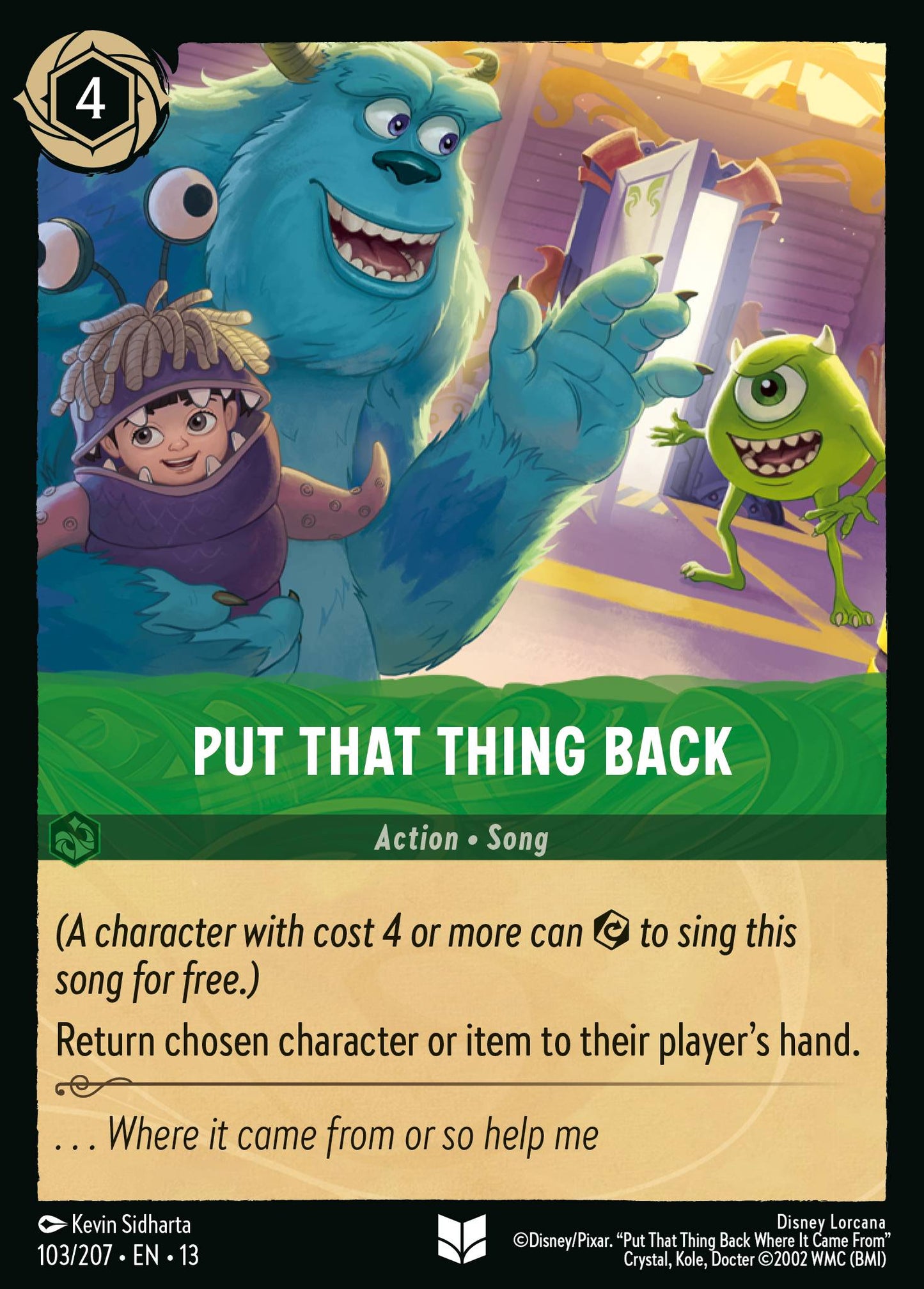Put That Thing Back - Uncommon Lorcana Card