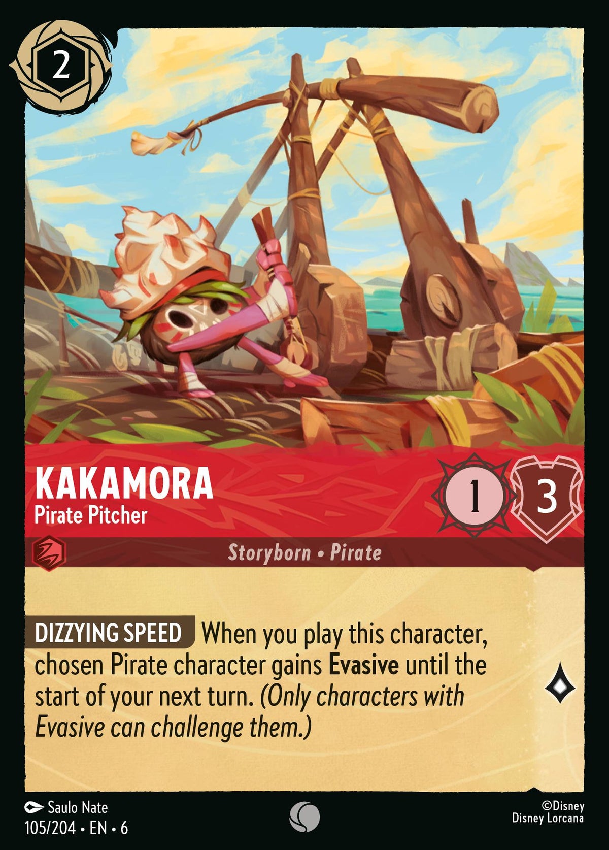 Kakamora - Pirate Pitcher - Common Lorcana Card