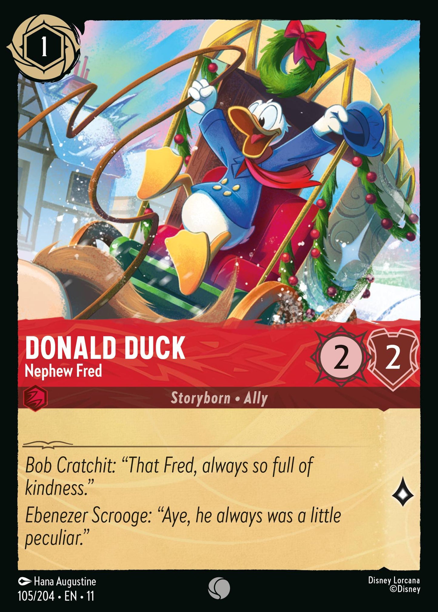 Donald Duck - Nephew Fred - Common Lorcana Card