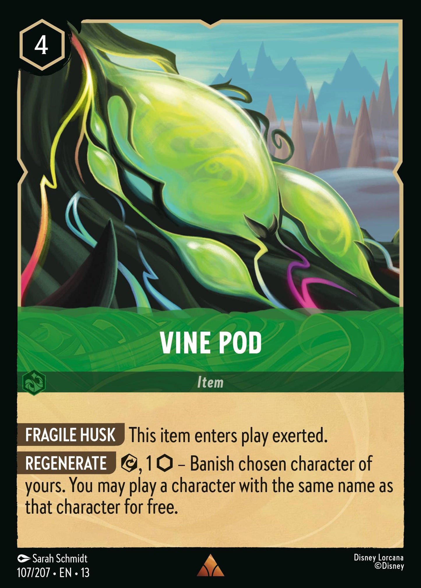 Vine Pod - Rare Lorcana Card