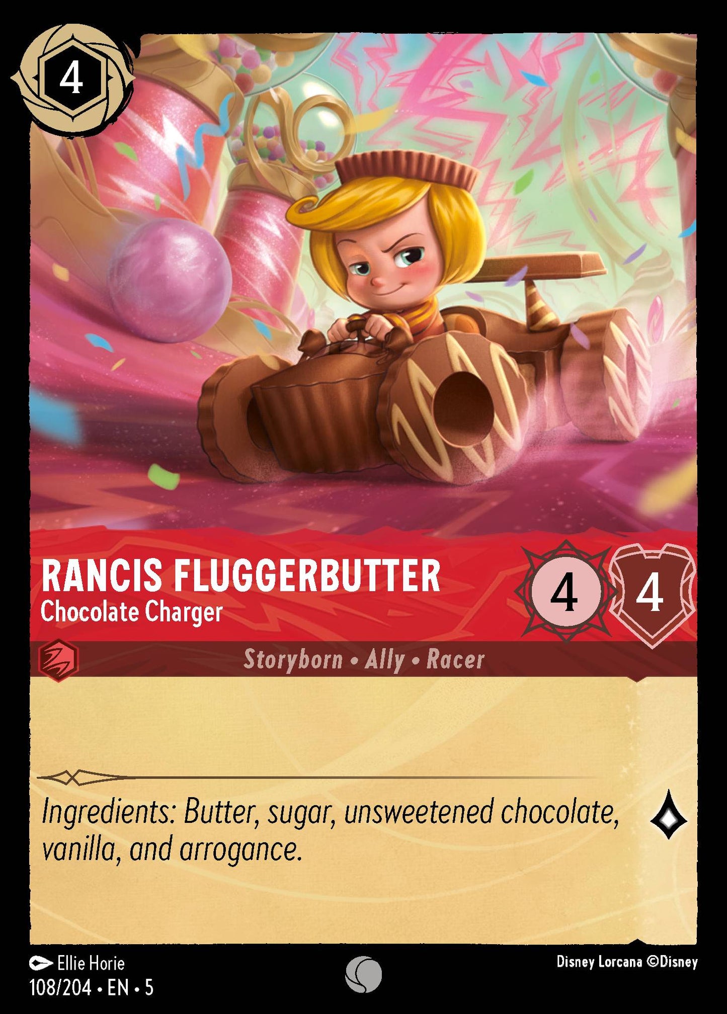 Rancis Fluggerbutter - Chocolate Charger - Common Lorcana Card