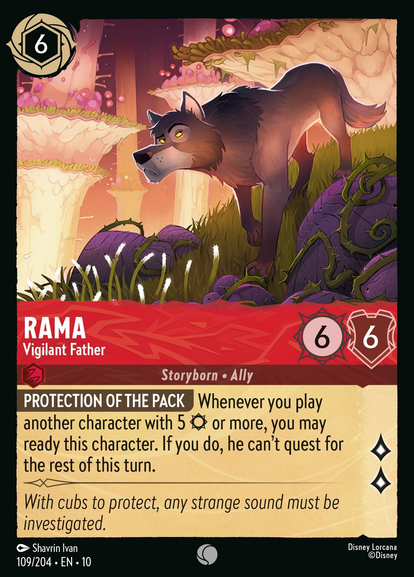 Rama - Vigilant Father - Common Lorcana Card