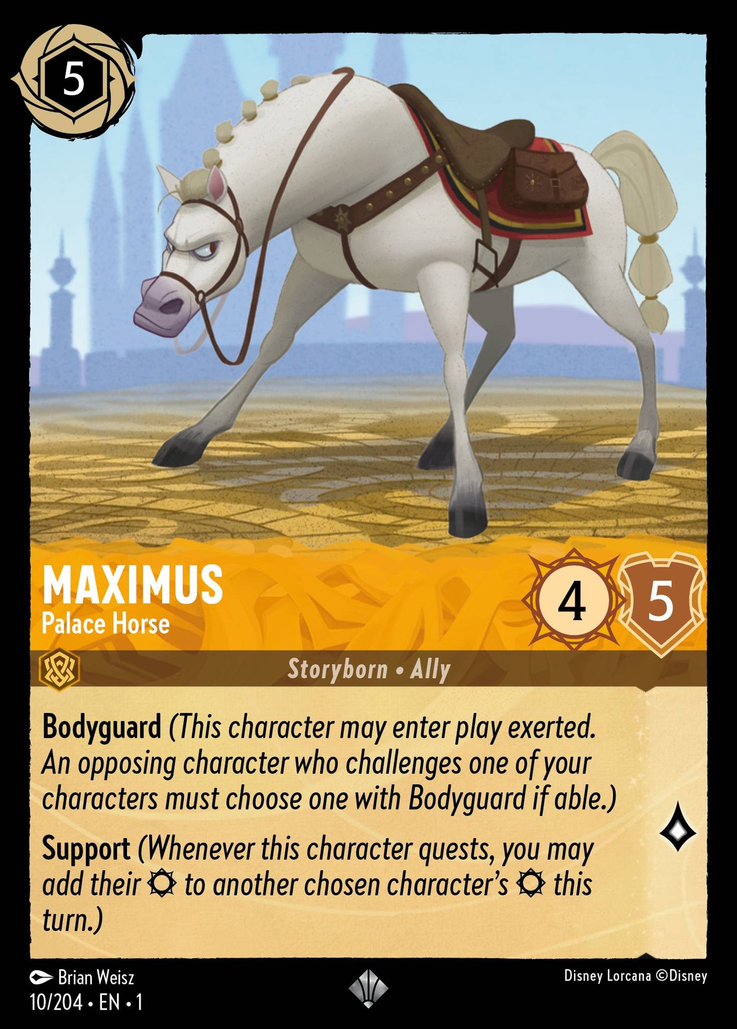 Maximus - Palace Horse - Super Rare Lorcana Card