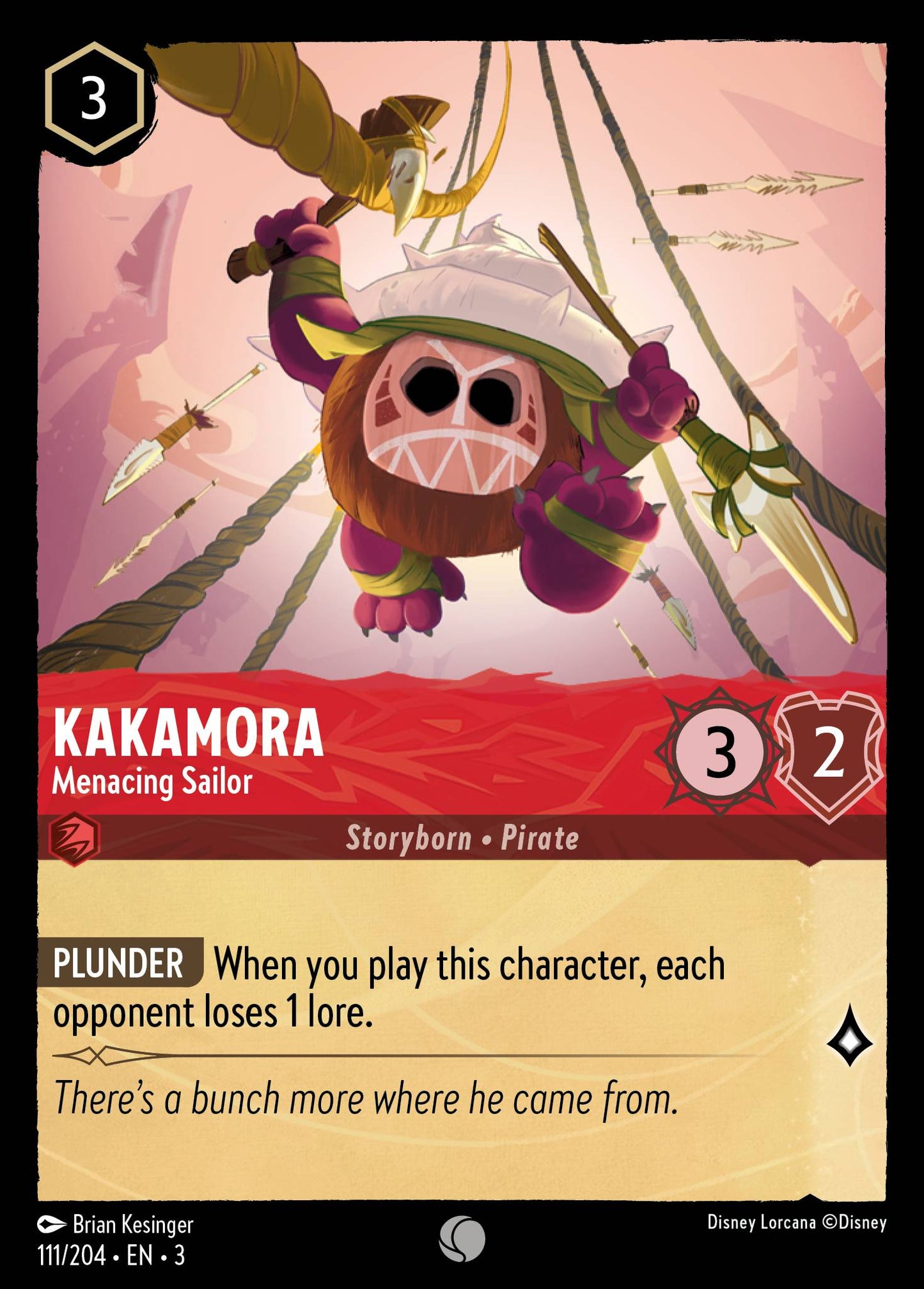 Kakamora - Menacing Sailor - Common Lorcana Card