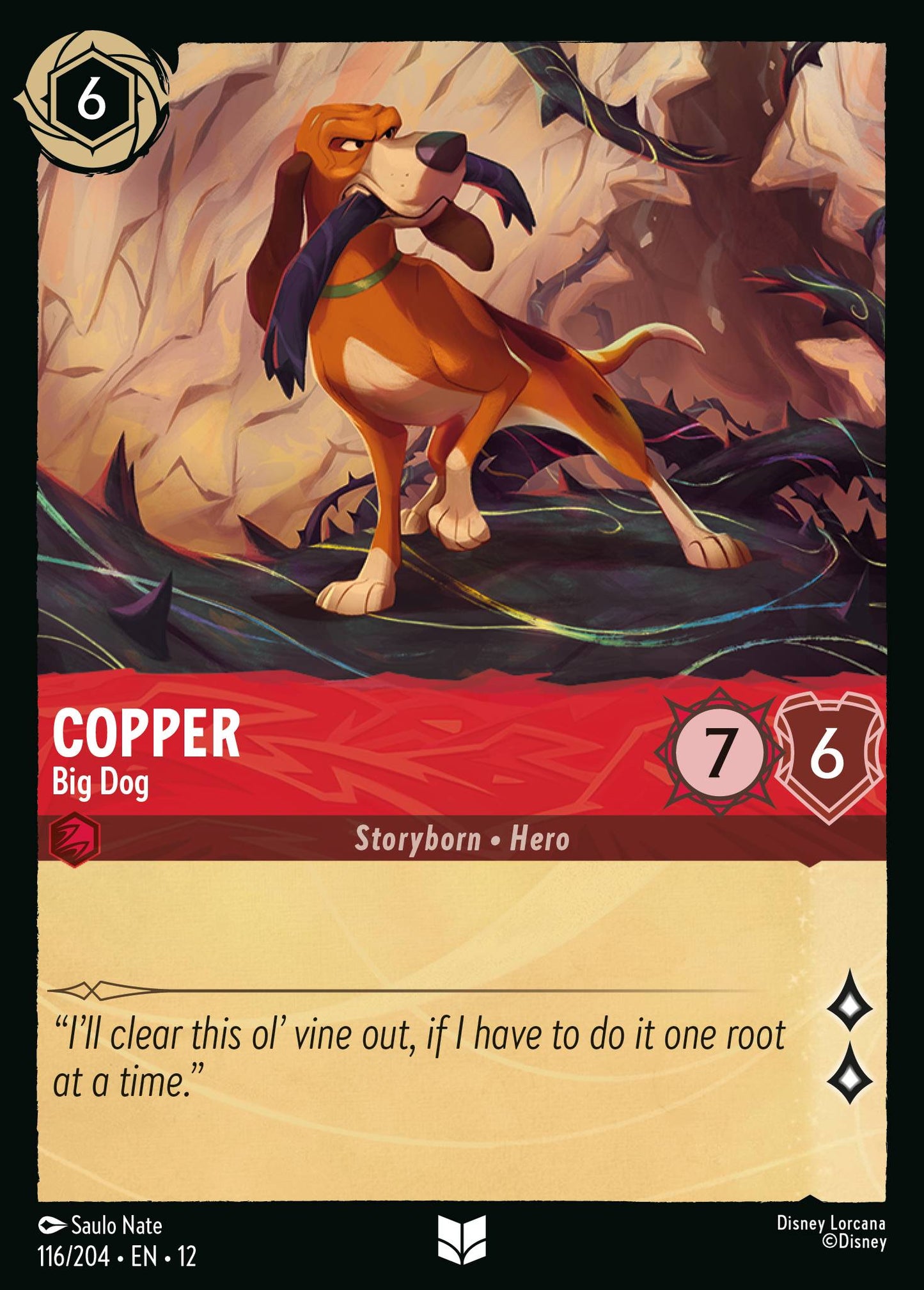 Copper - Big Dog - Uncommon Lorcana Card