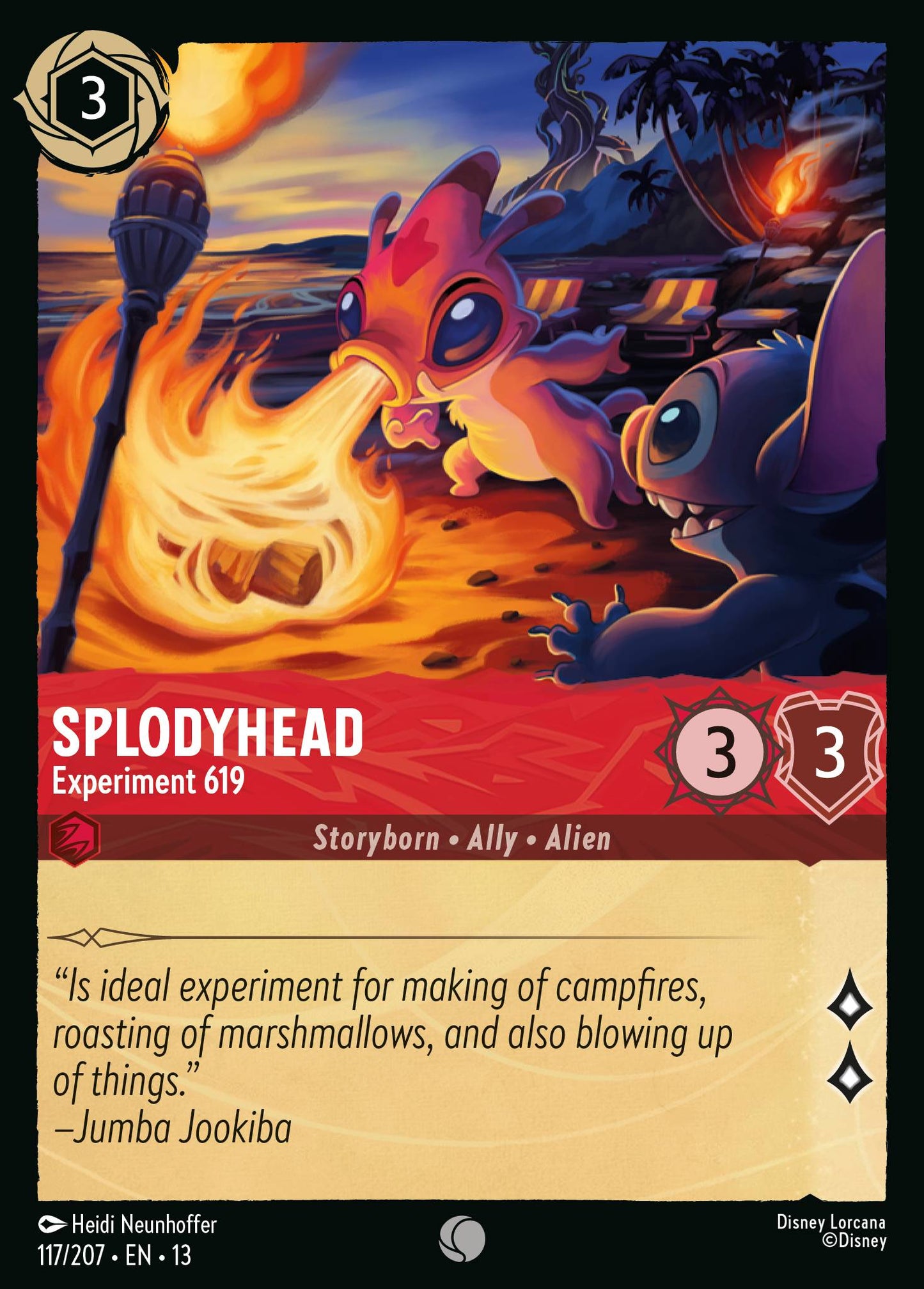 Splodyhead - Experiment 619 - Common Lorcana Card