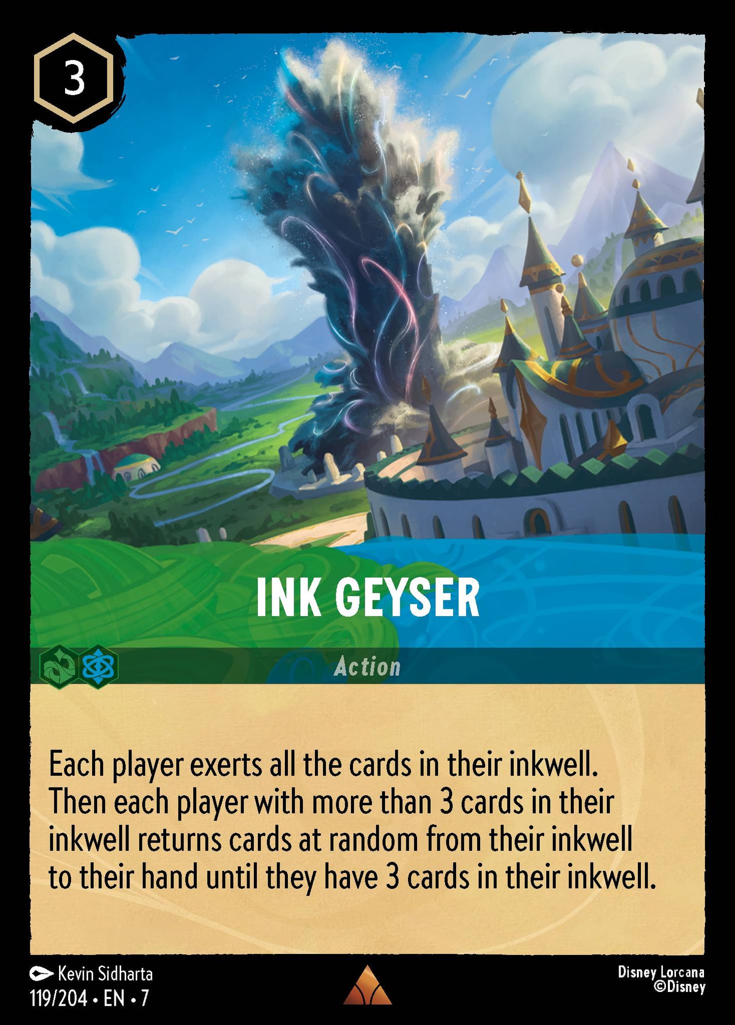 Ink Geyser - Rare Lorcana Card