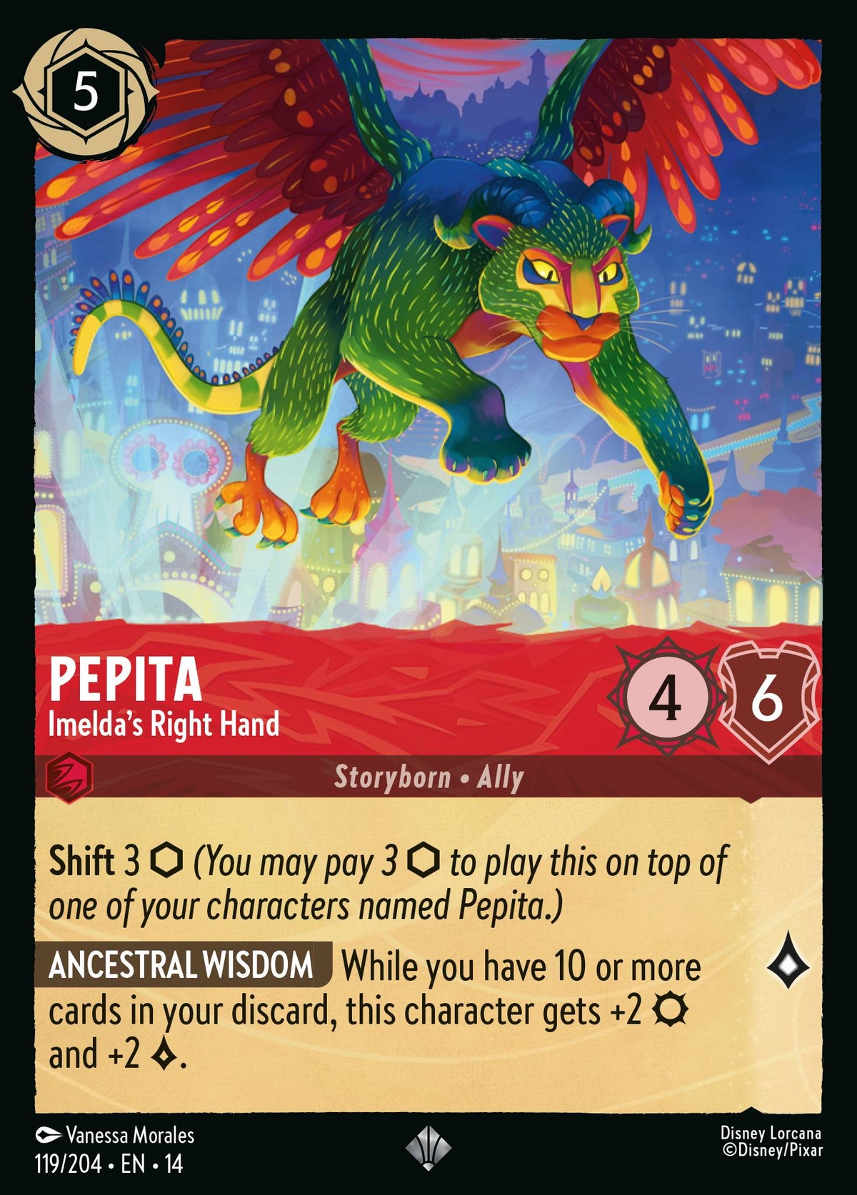 Pepita - Imelda's Right Hand - Super Rare Lorcana Card