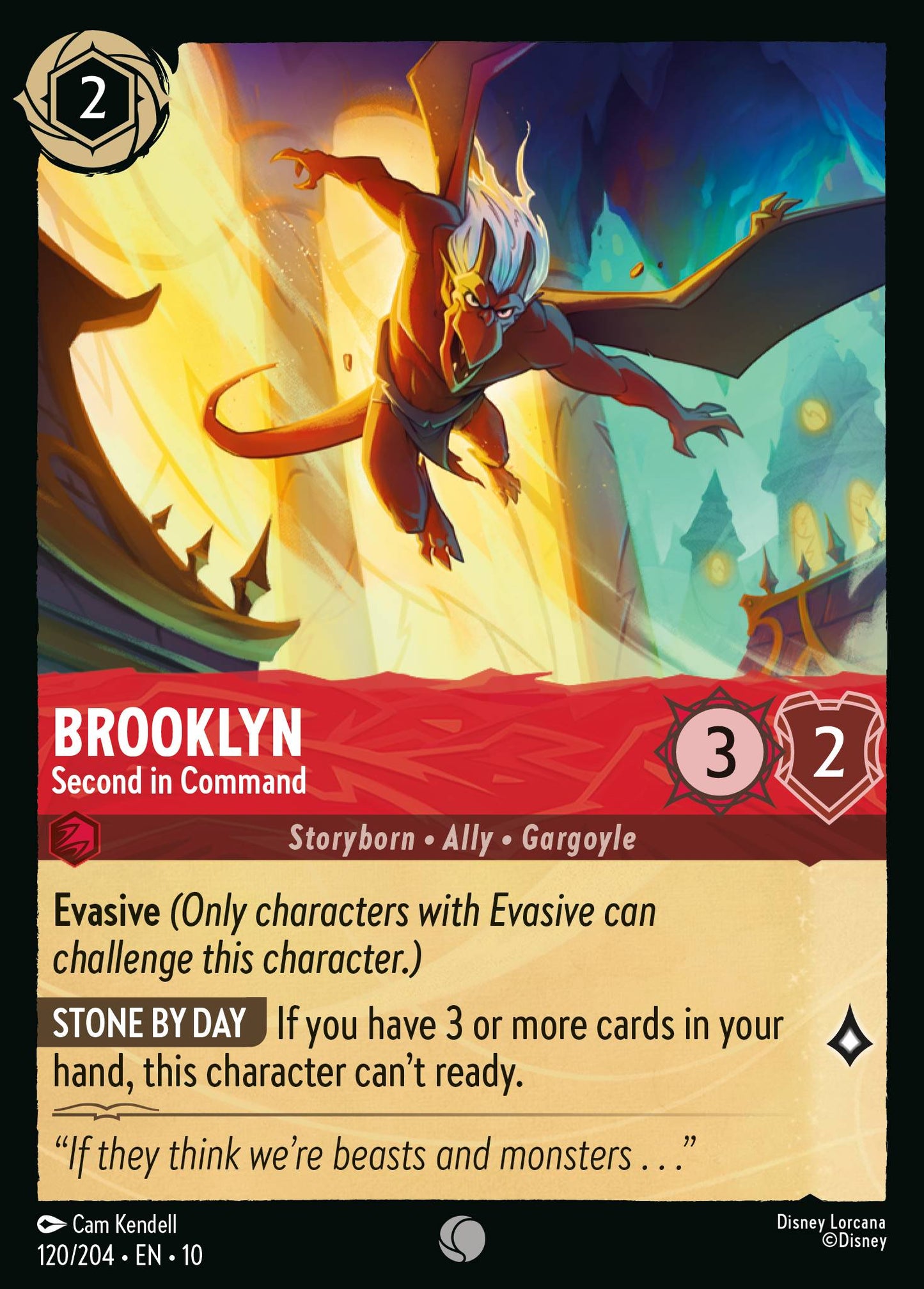 Brooklyn - Second in Command - Common Lorcana Card