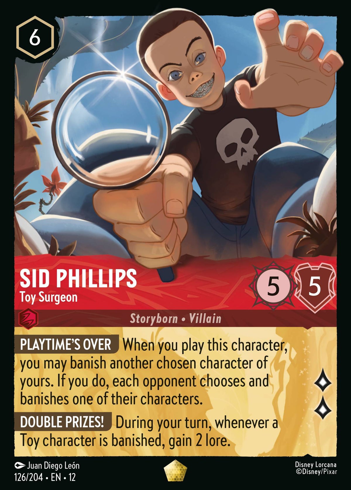 Sid Phillips - Toy Surgeon - Legendary Lorcana Card