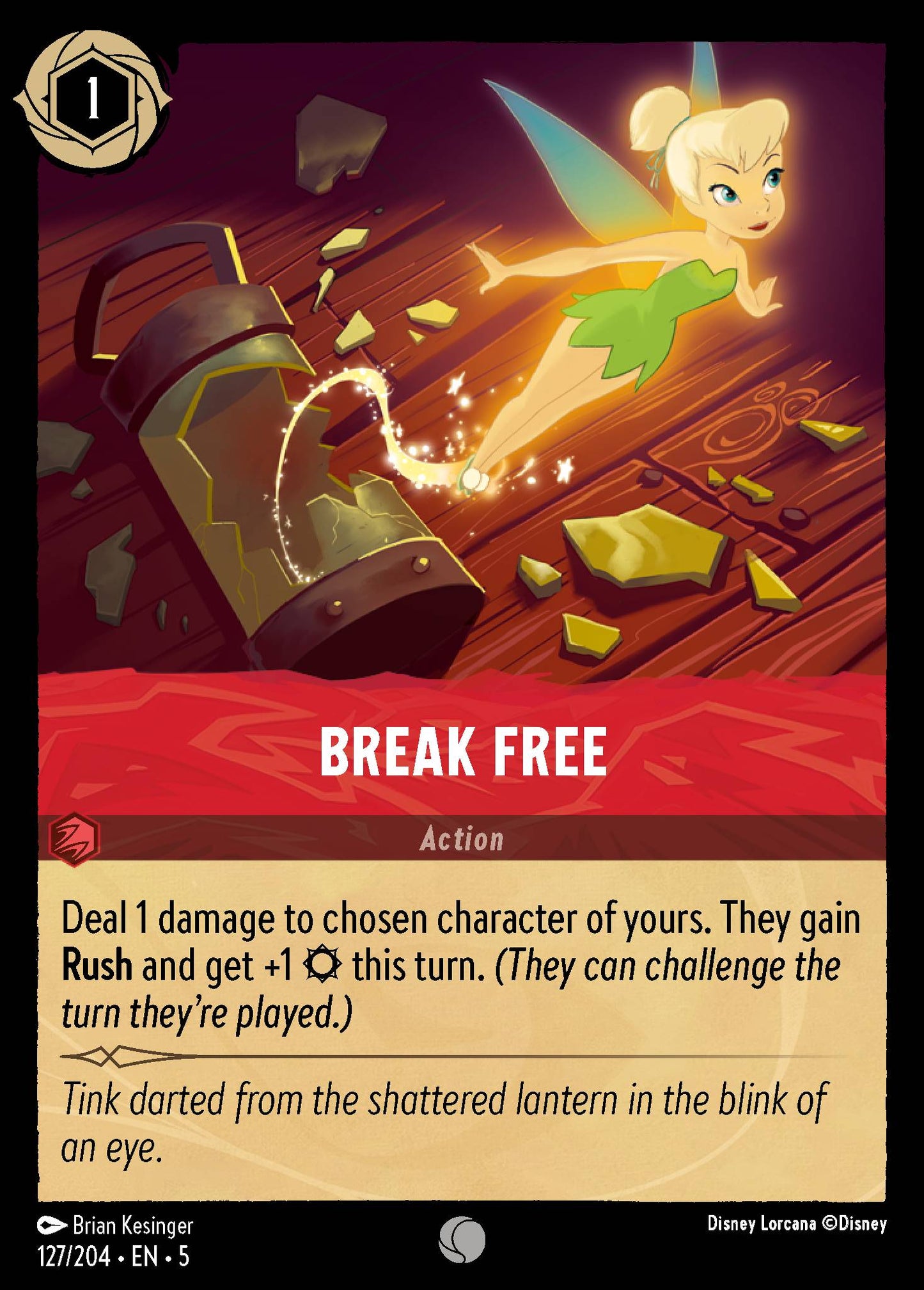 Break Free - Common Lorcana Card