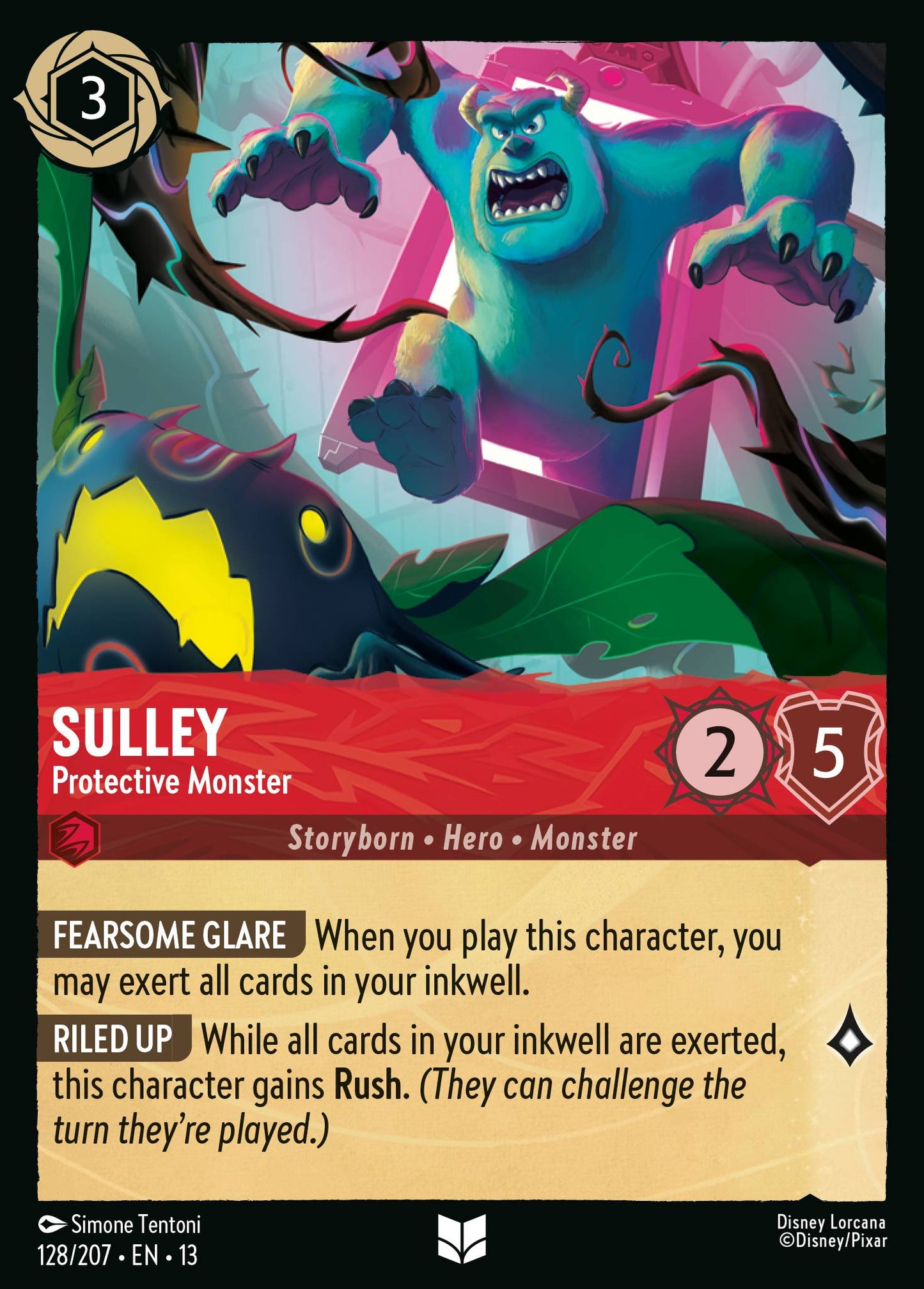 Sulley - Protective Monster - Uncommon Lorcana Card