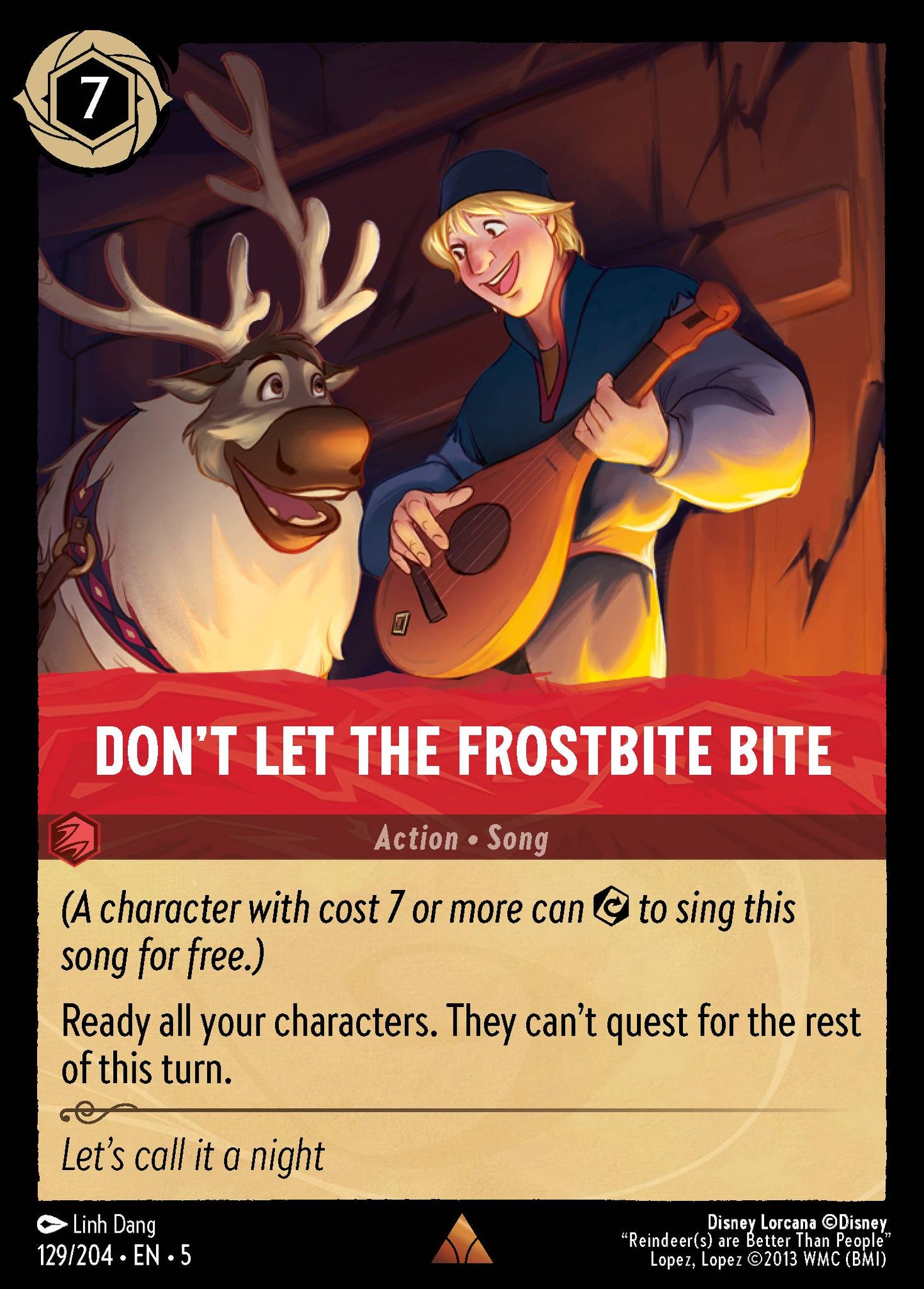 Don't Let the Frostbite Bite - Rare Lorcana Card