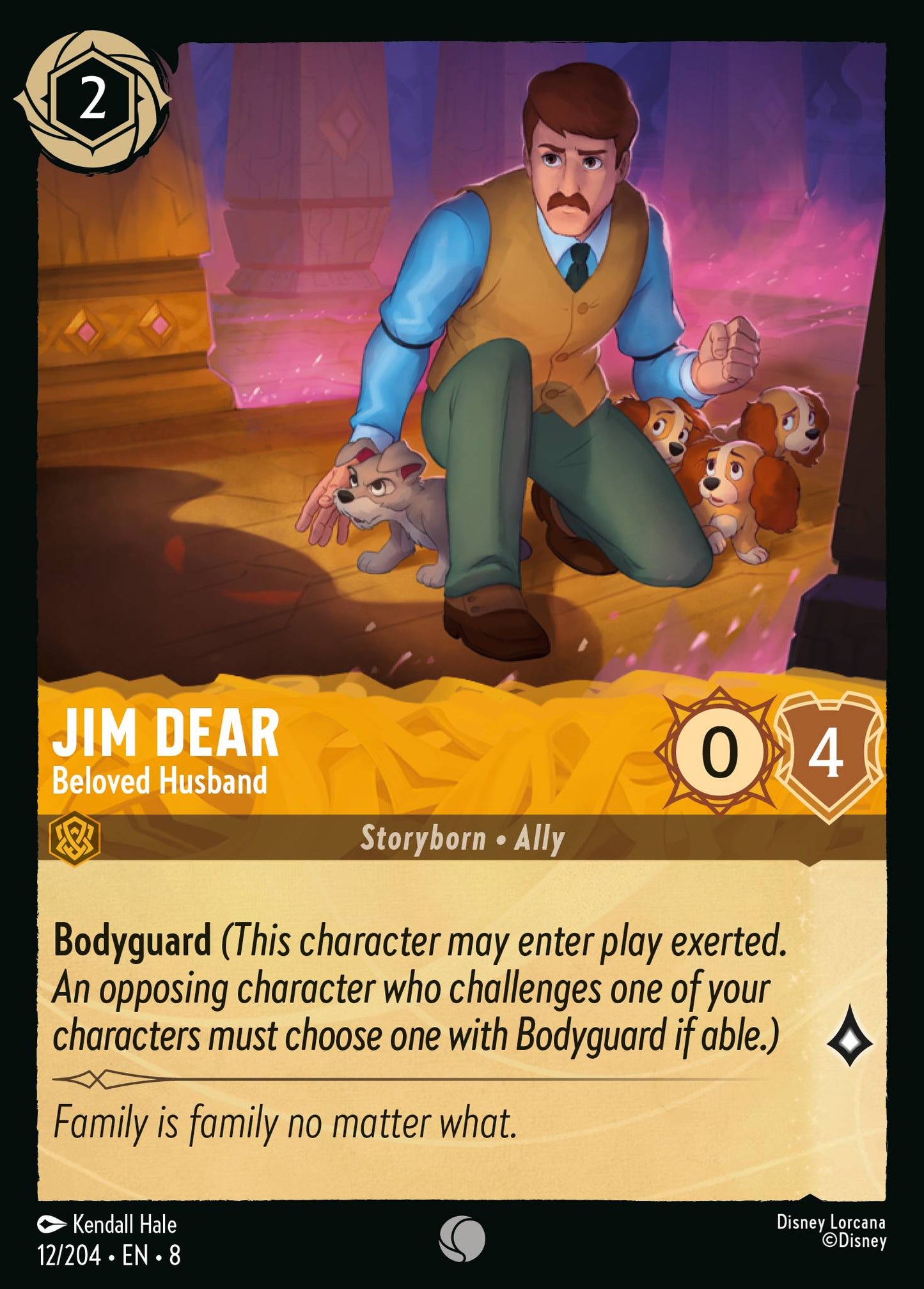Jim Dear - Beloved Husband - Common Lorcana Card