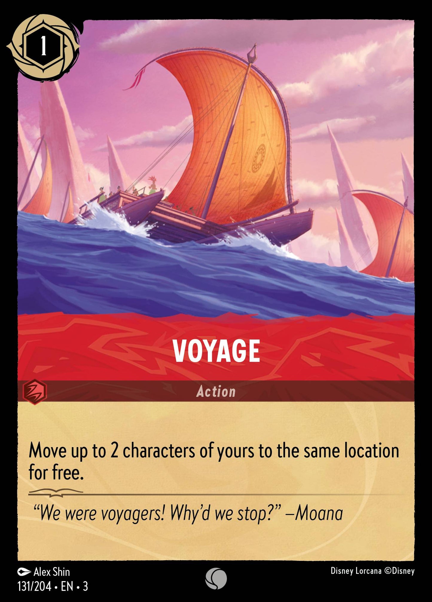 Voyage - Common Lorcana Card