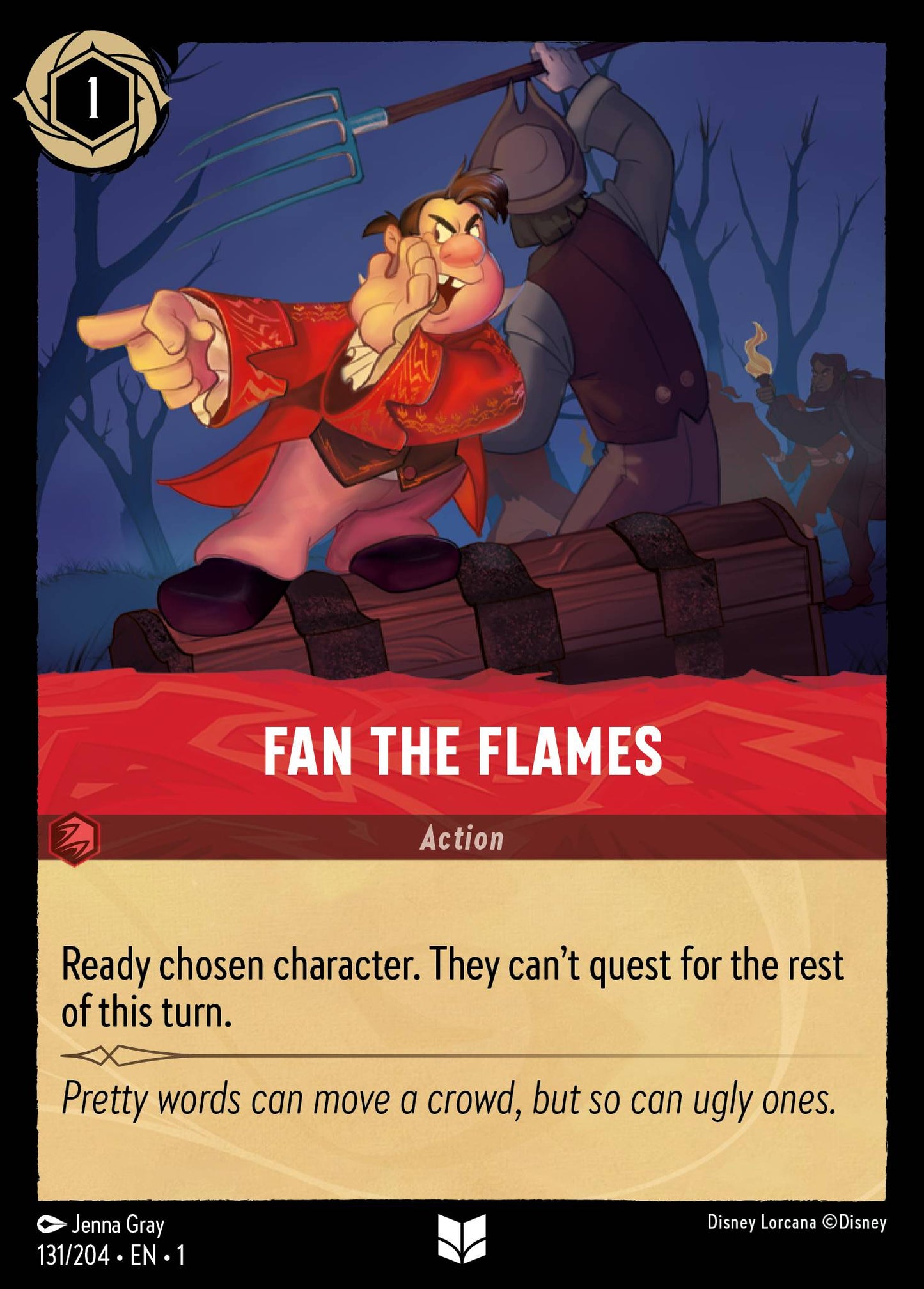 Fan the Flames - Uncommon Lorcana Card