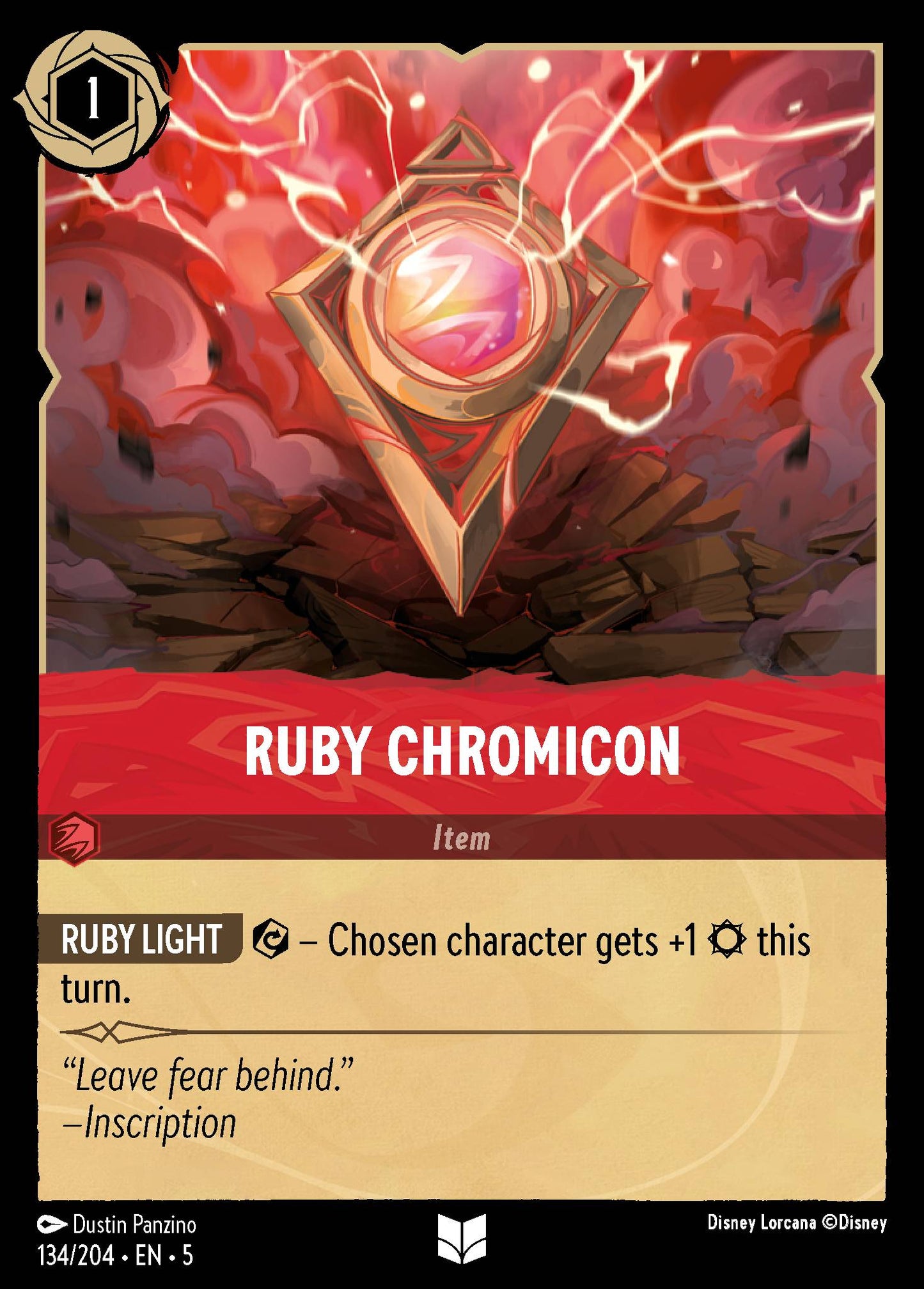 Ruby Chromicon - Uncommon Lorcana Card