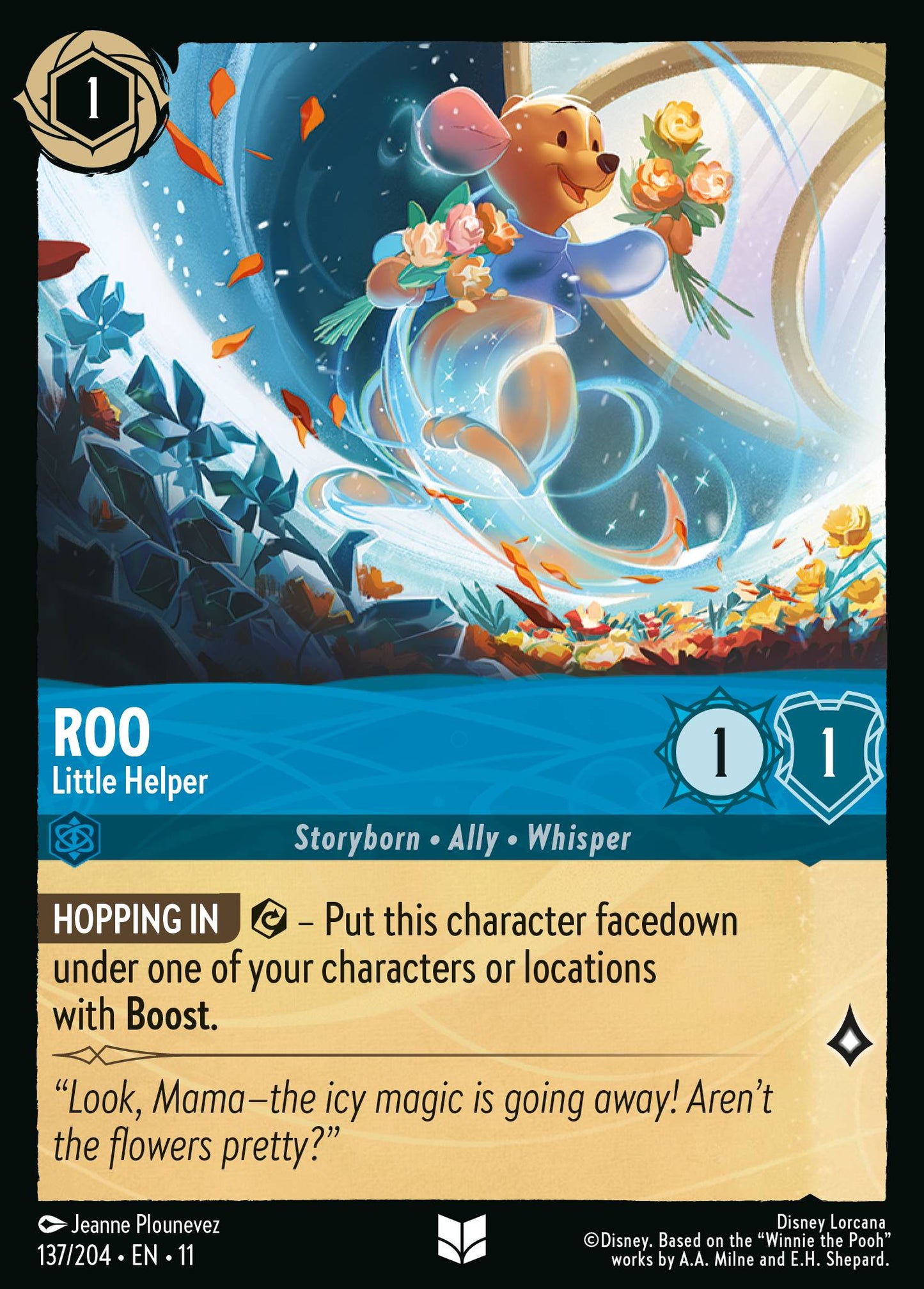 Roo - Little Helper - Uncommon Lorcana Card