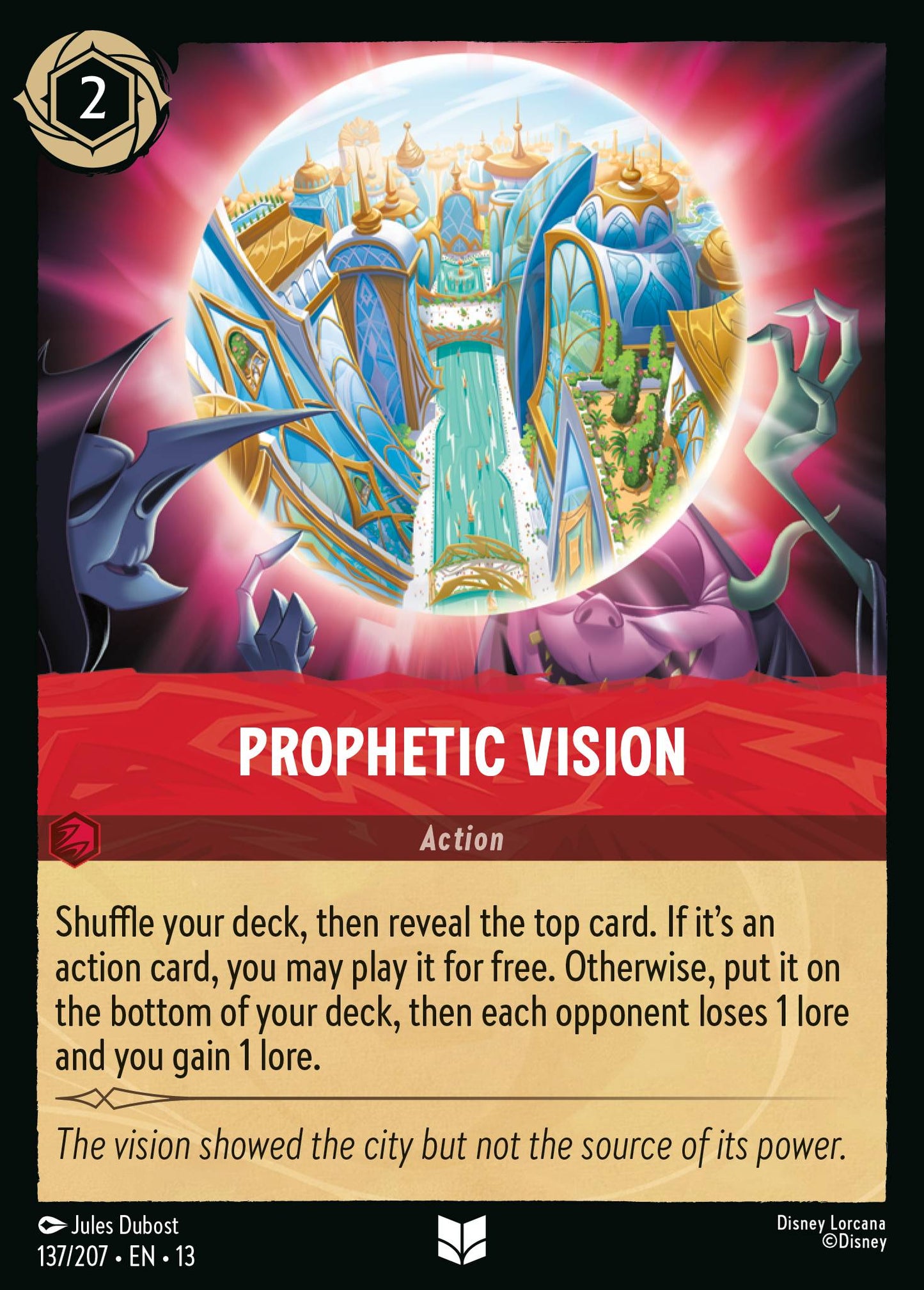 Prophetic Vision - Uncommon Lorcana Card