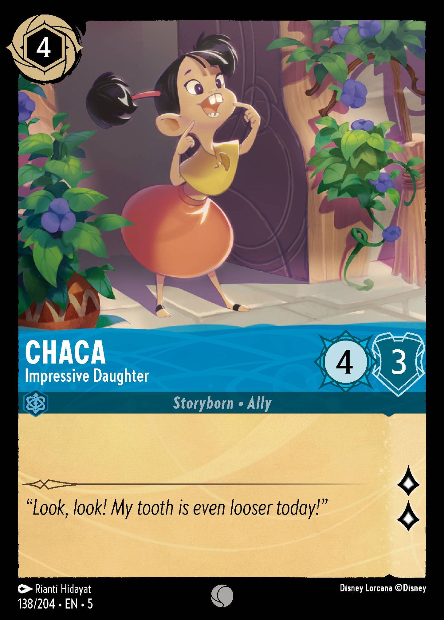 Chaca - Impressive Daughter - Common Lorcana Card