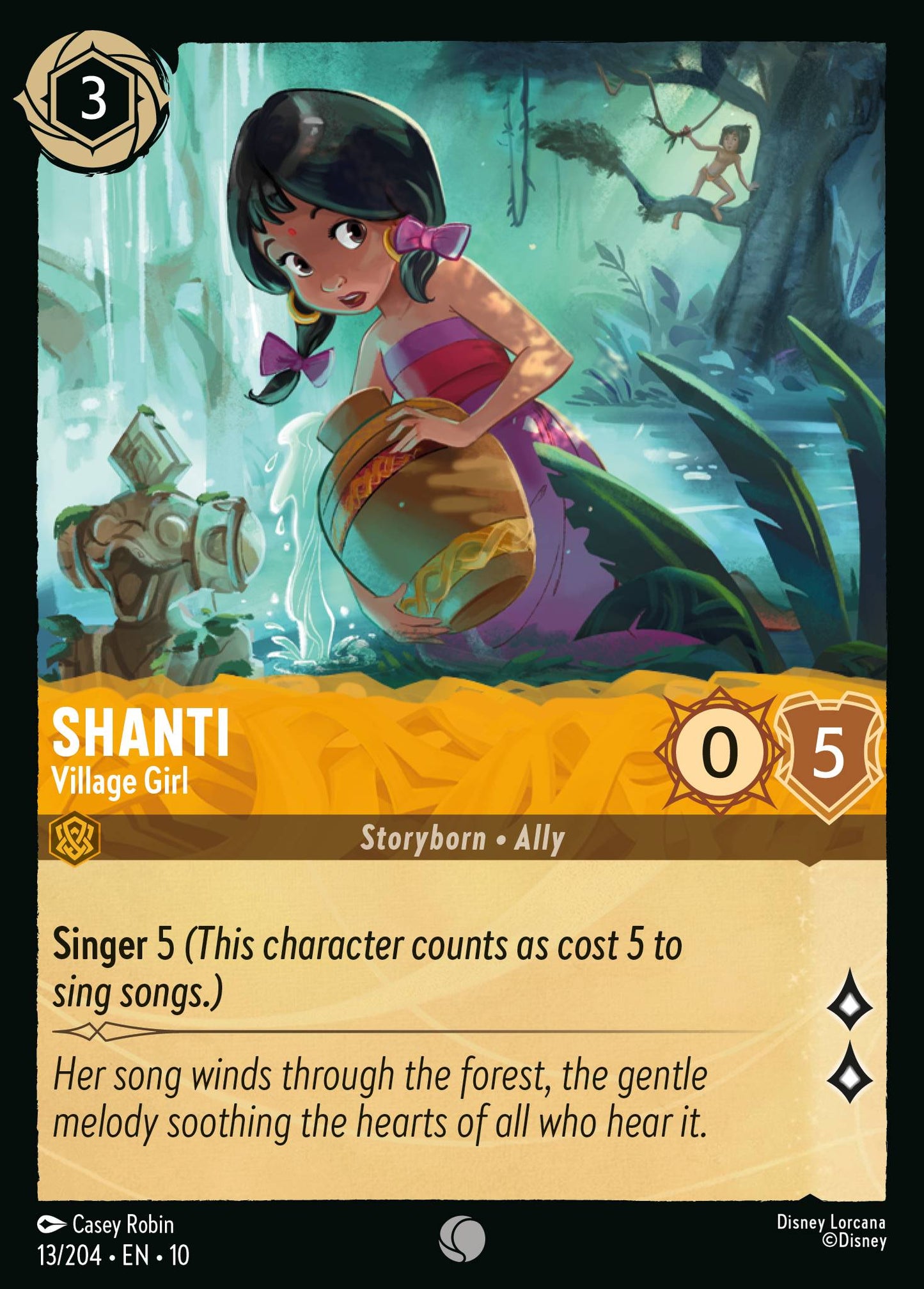 Shanti - Village Girl - Common Lorcana Card