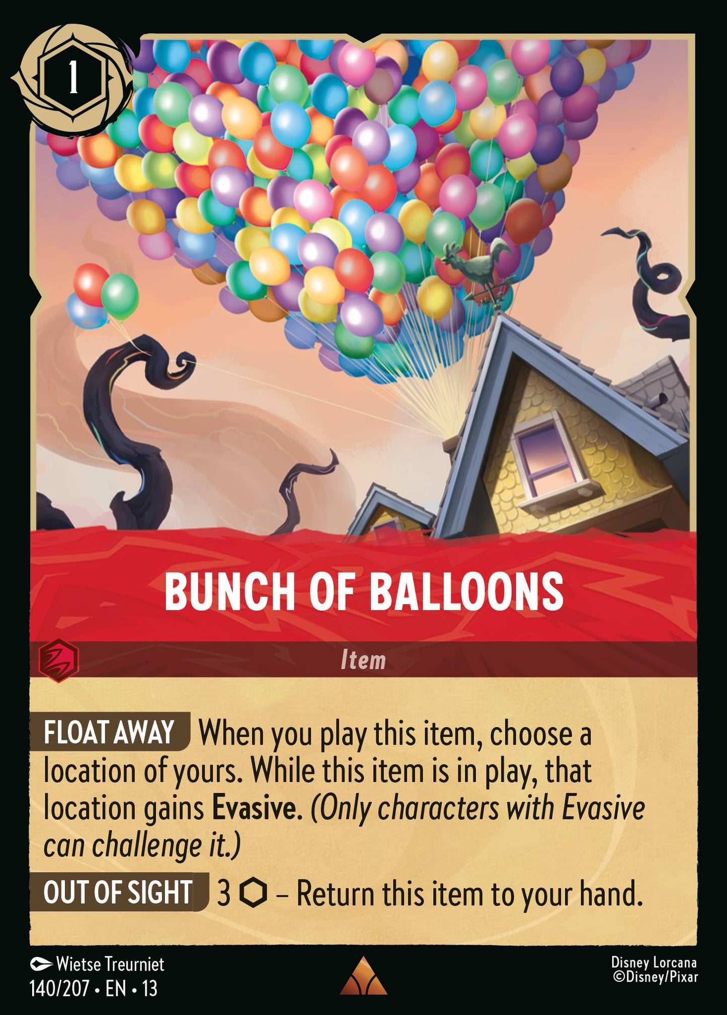 Bunch of Balloons - Rare Lorcana Card