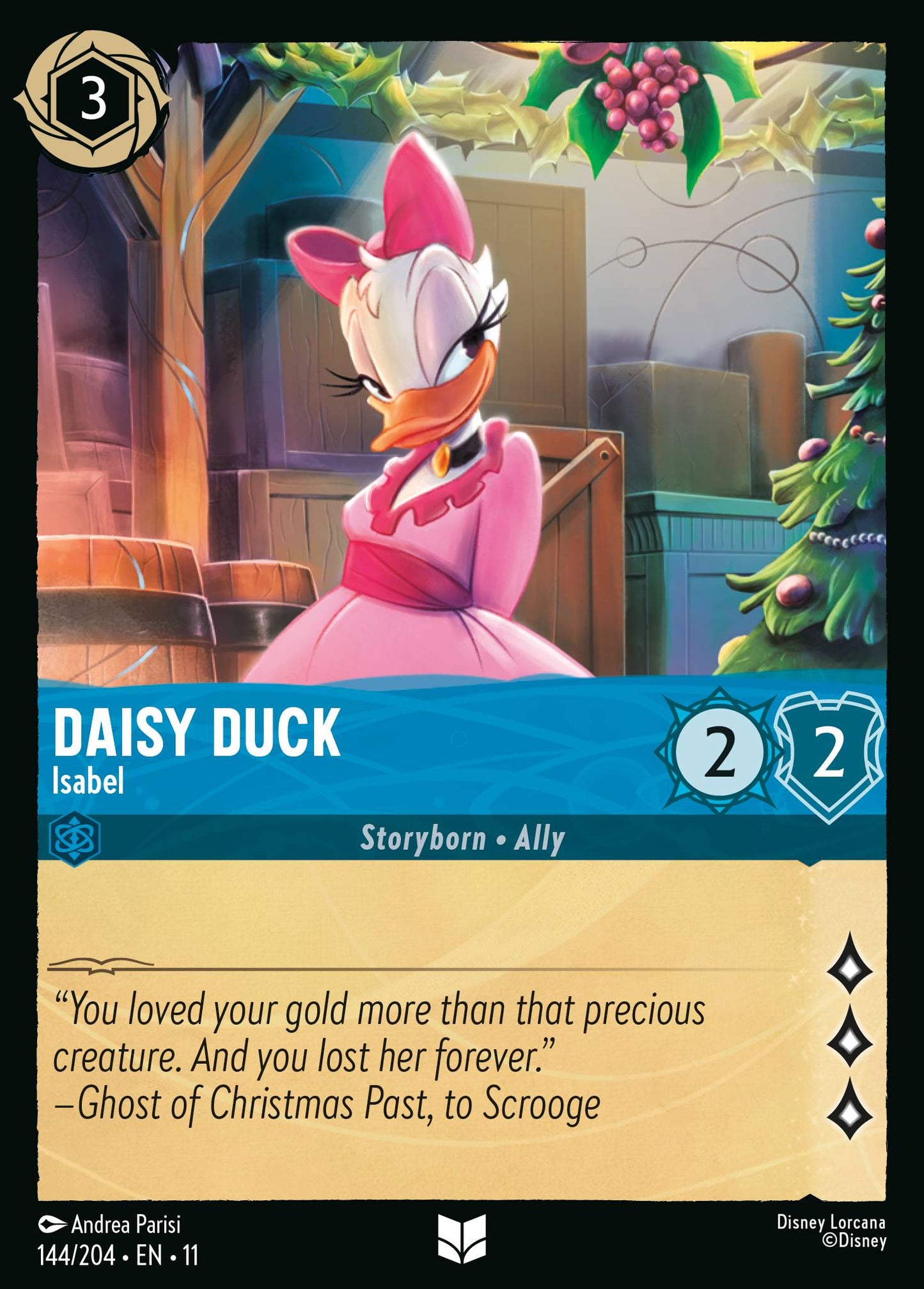 Daisy Duck - Isabel - Uncommon Lorcana Card