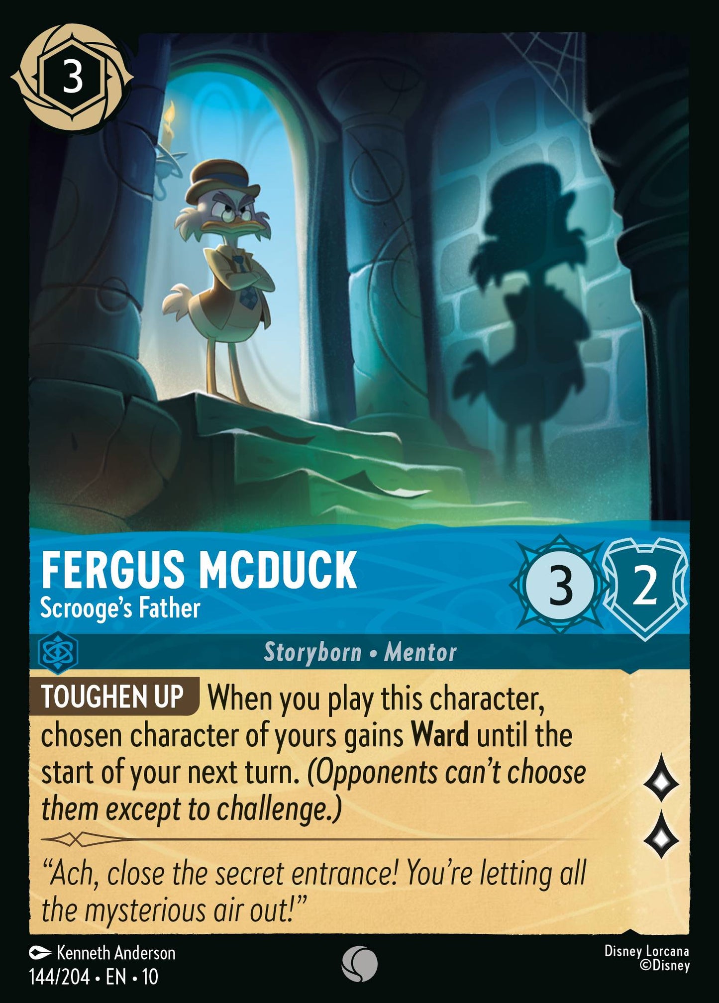Fergus McDuck - Scrooge's Father - Common Lorcana Card