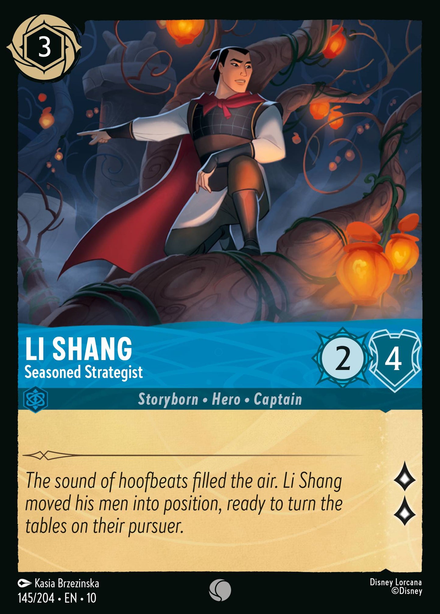 Li Shang - Seasoned Strategist - Common Lorcana Card