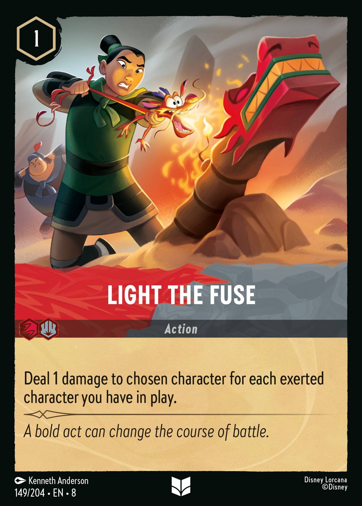 Light the Fuse - Uncommon Lorcana Card
