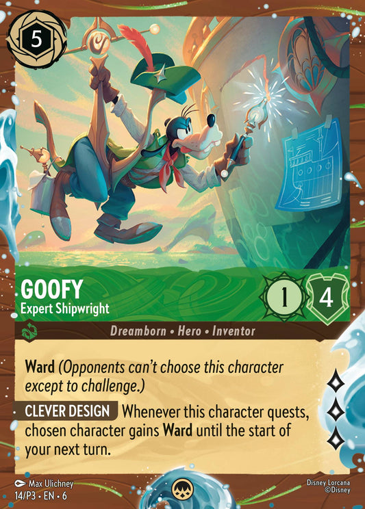 Goofy - Expert Shipwright - Disney Lorcana Promo Cards - Holofoil