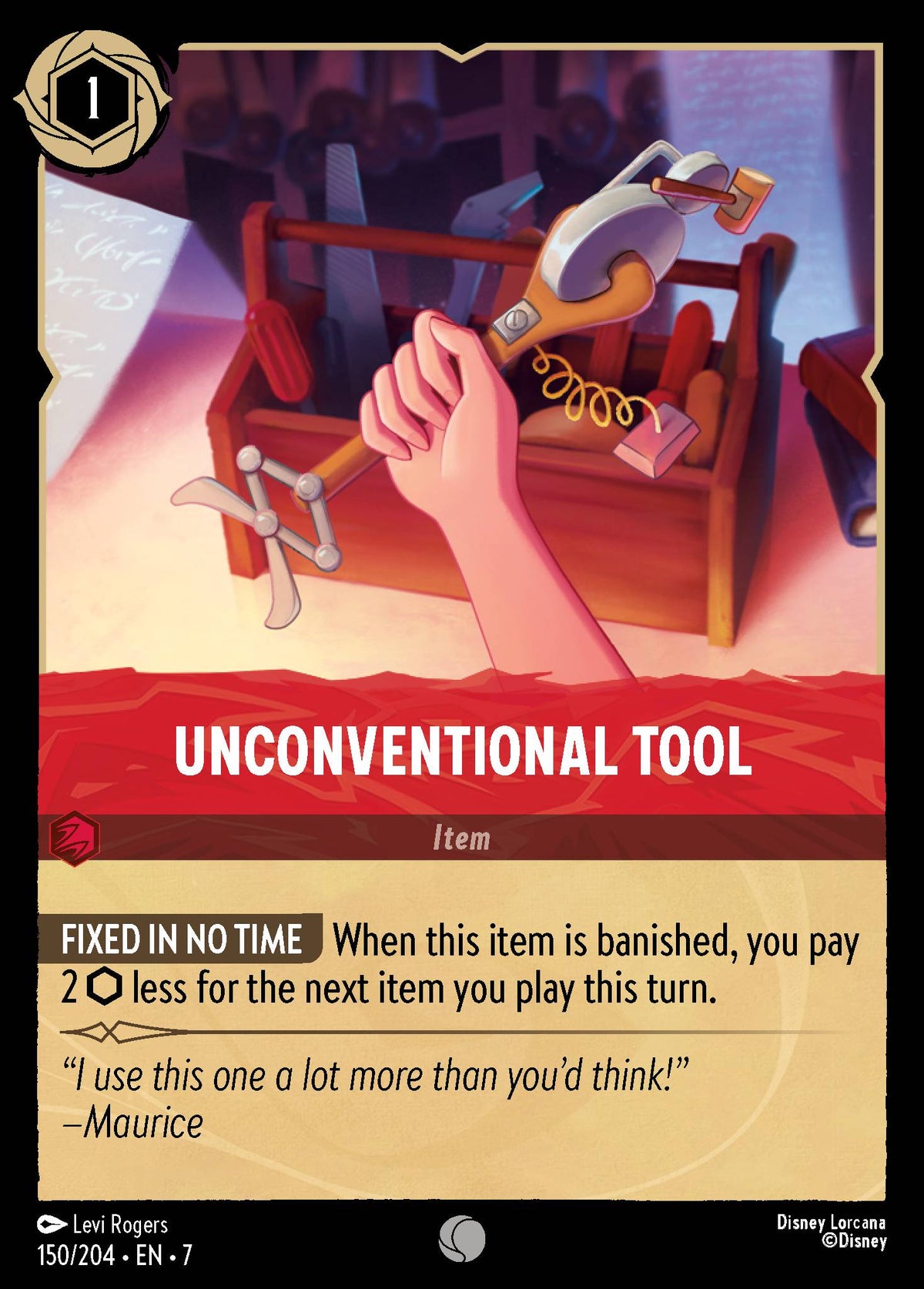 Unconventional Tool - Common Lorcana Card