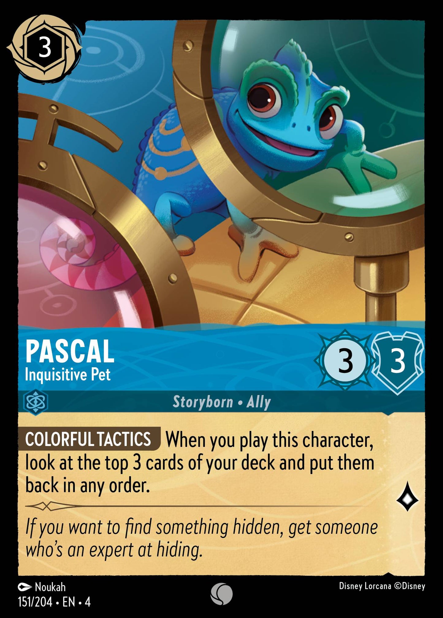 Pascal - Inquisitive Pet - Common Lorcana Card