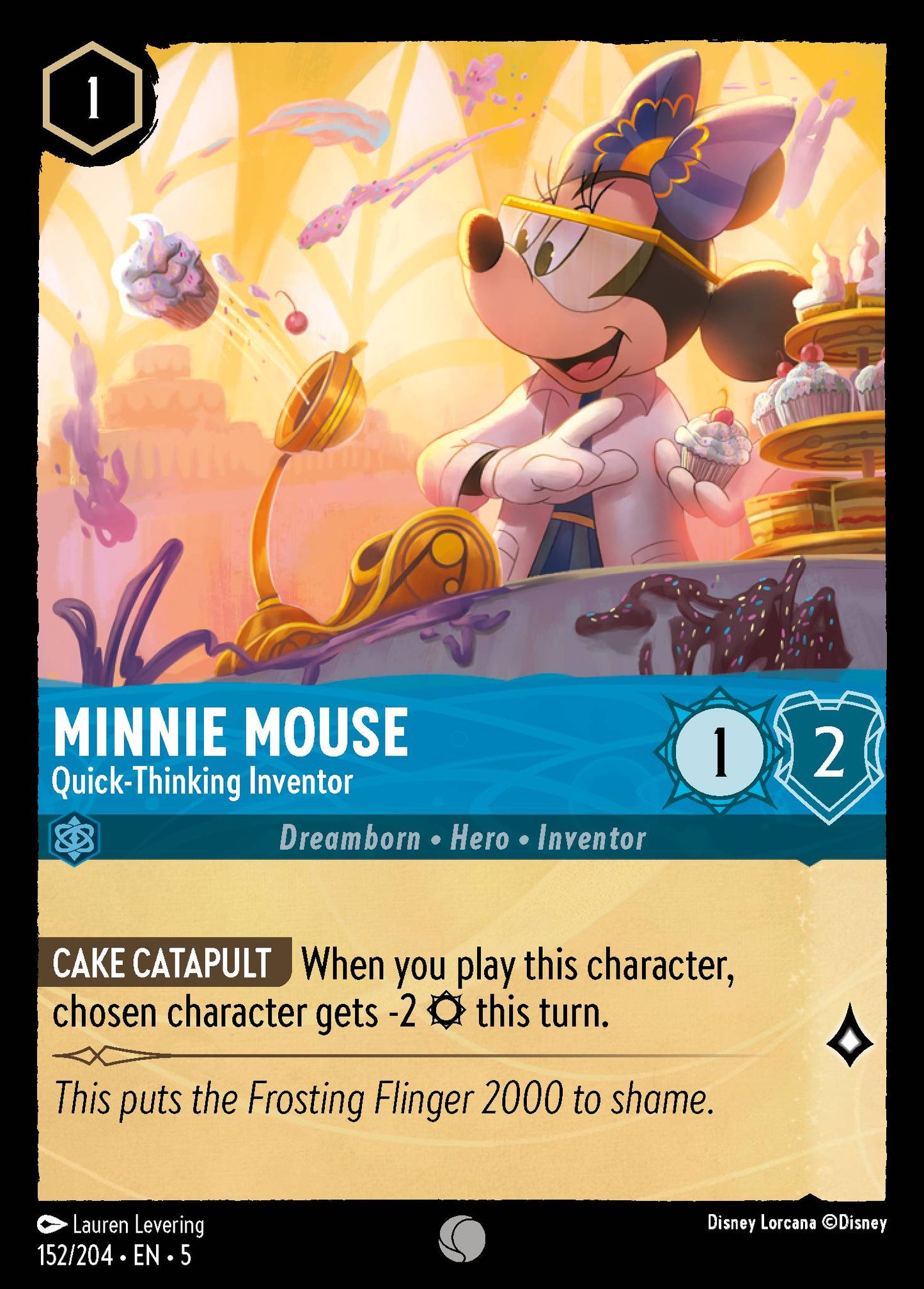 Minnie Mouse - Quick-Thinking Inventor - Common Lorcana Card