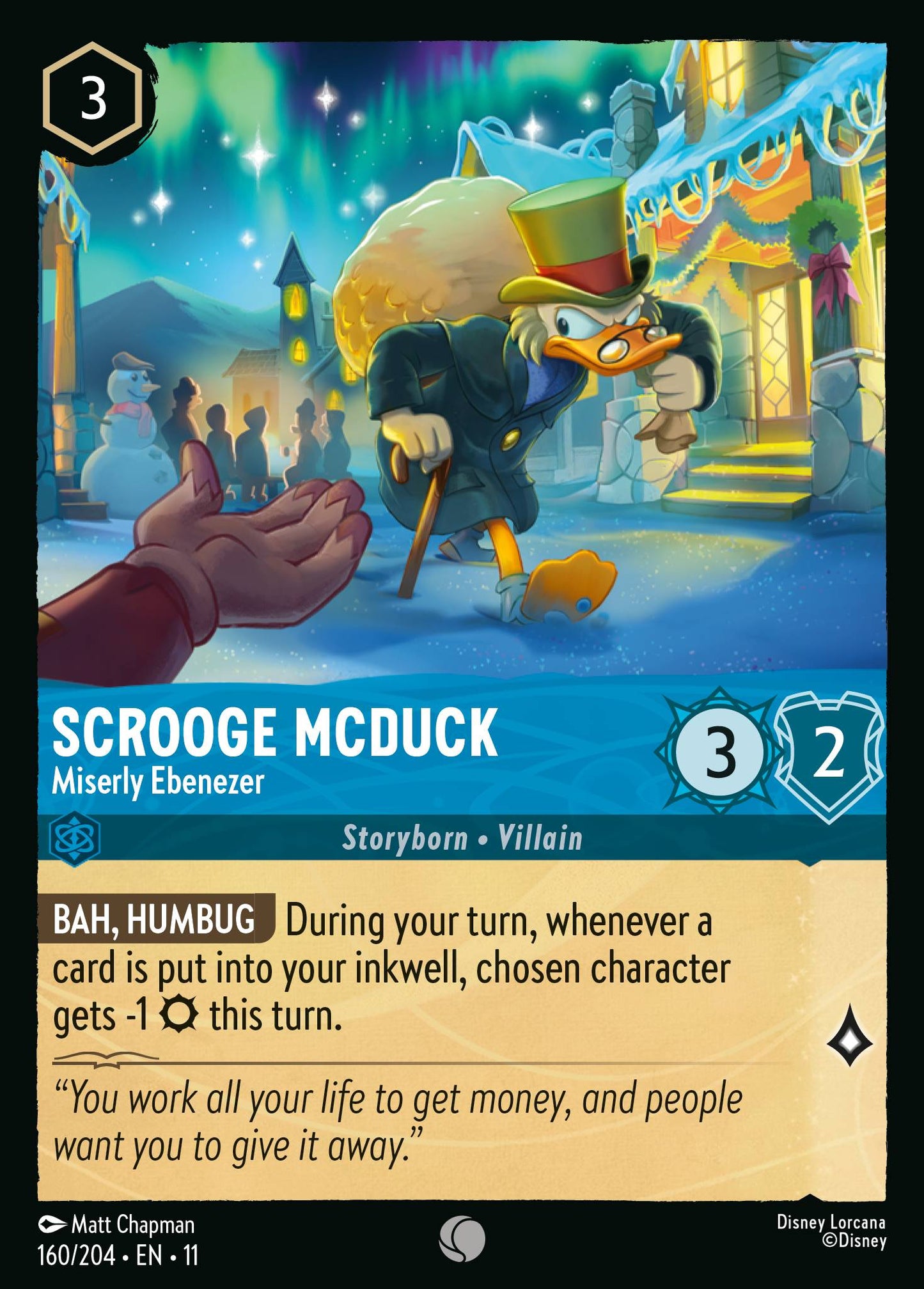 Scrooge McDuck - Miserly Ebenezer - Common Lorcana Card
