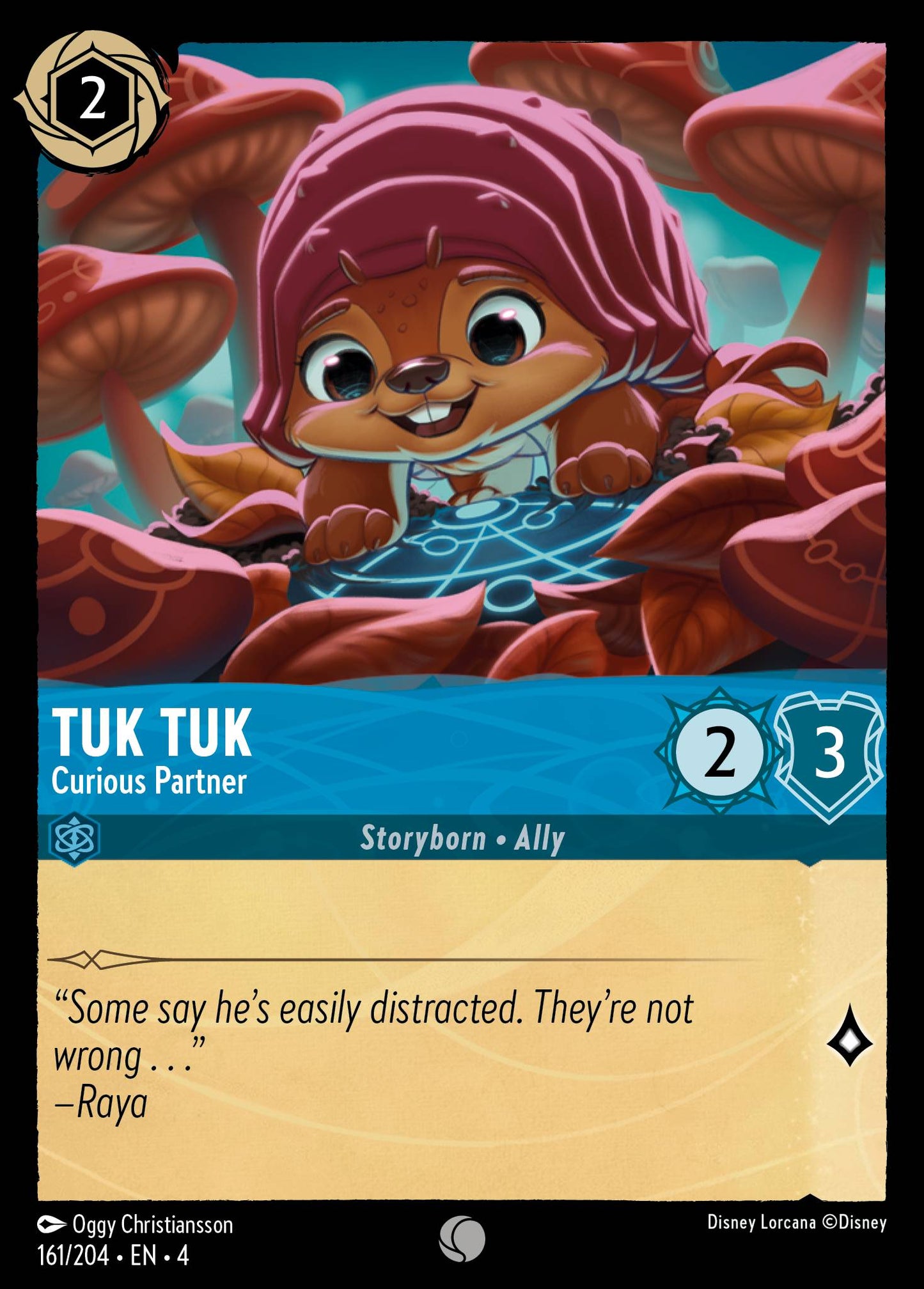 Tuk Tuk - Curious Partner - Common Lorcana Card
