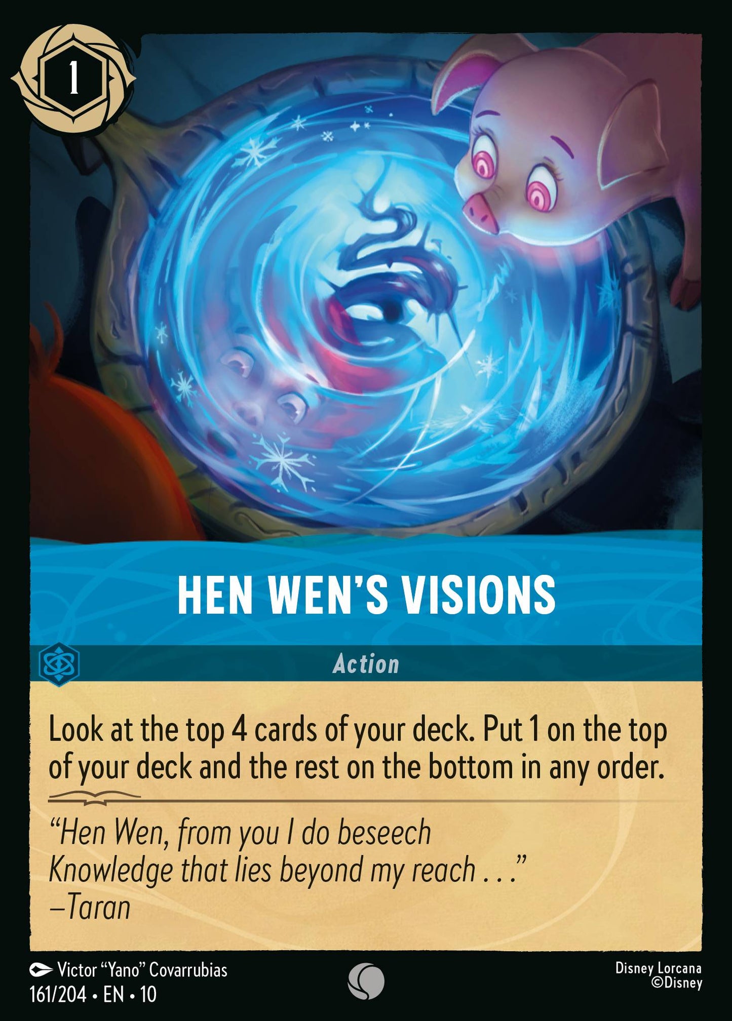 Hen Wen's Visions - Common Lorcana Card