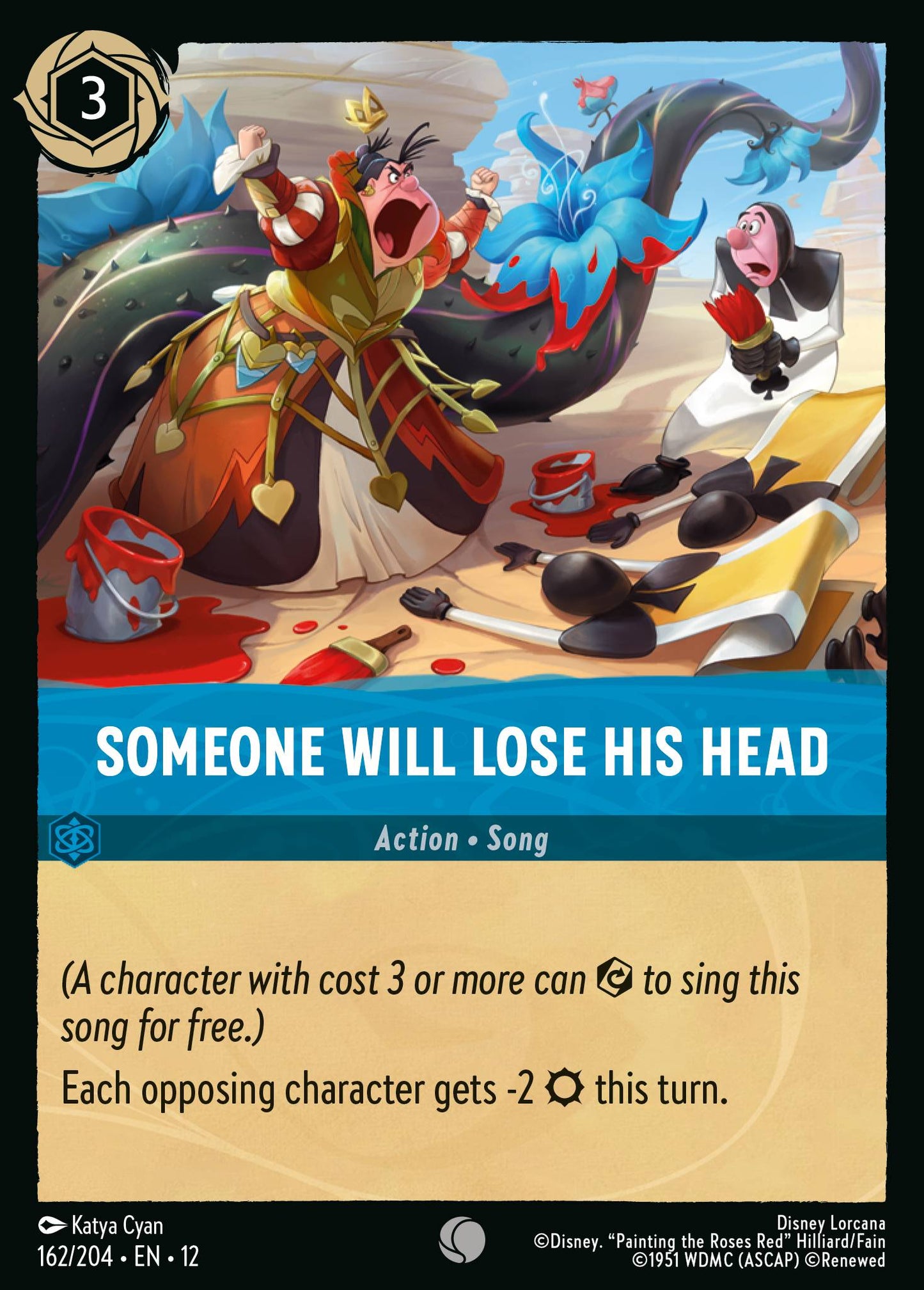 Someone Will Lose His Head - Common Lorcana Card