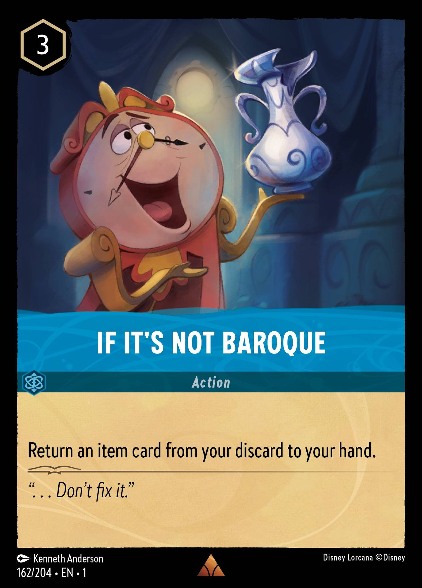 If It's Not Baroque - Rare Lorcana Card