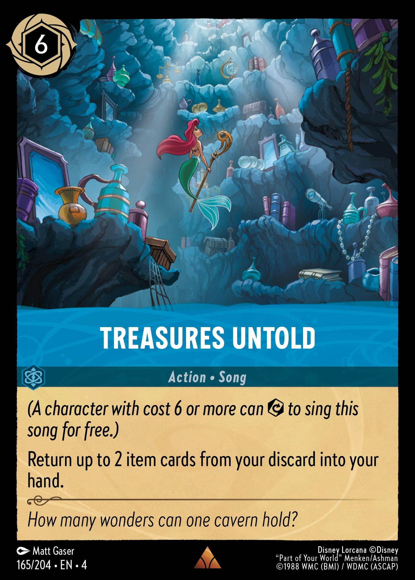 Treasures Untold - Rare Lorcana Card