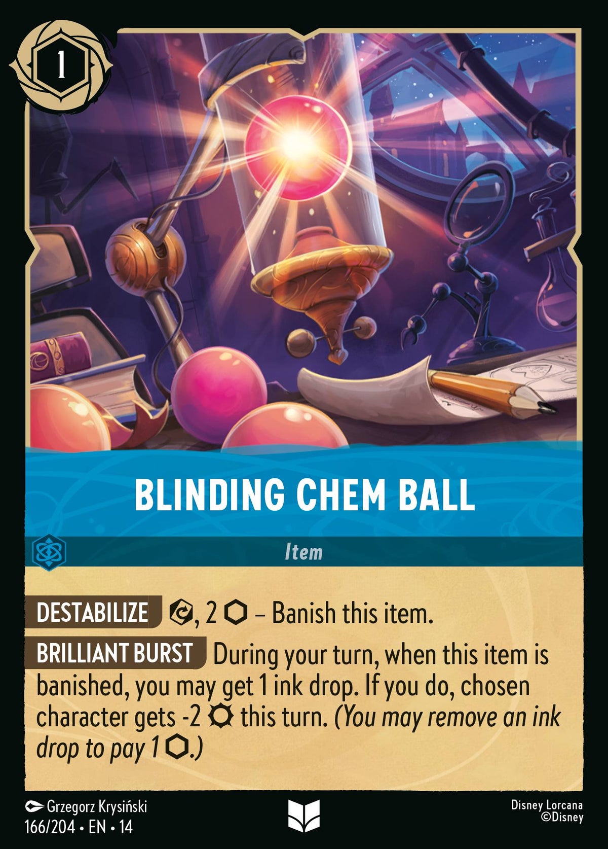 Blinding Chem Ball - Uncommon Lorcana Card
