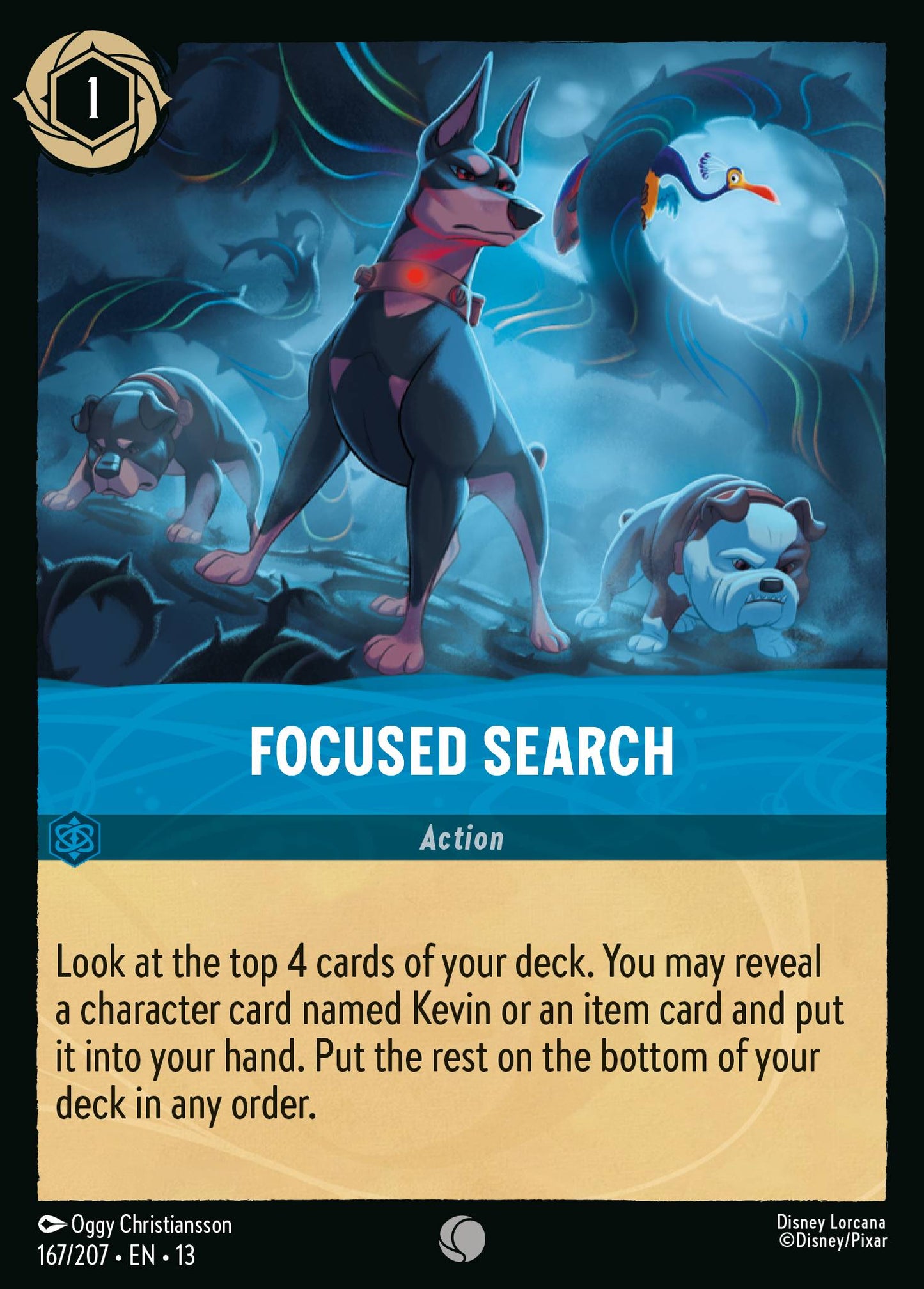 Focused Search - Common Lorcana Card