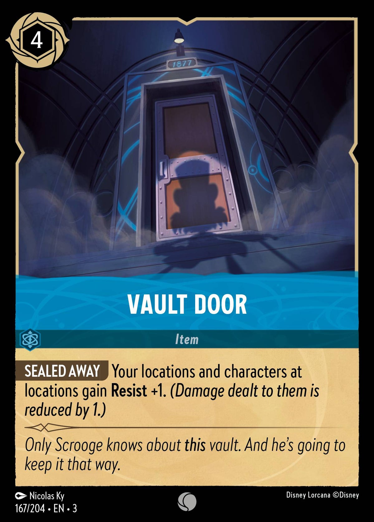 Vault Door - Common Lorcana Card
