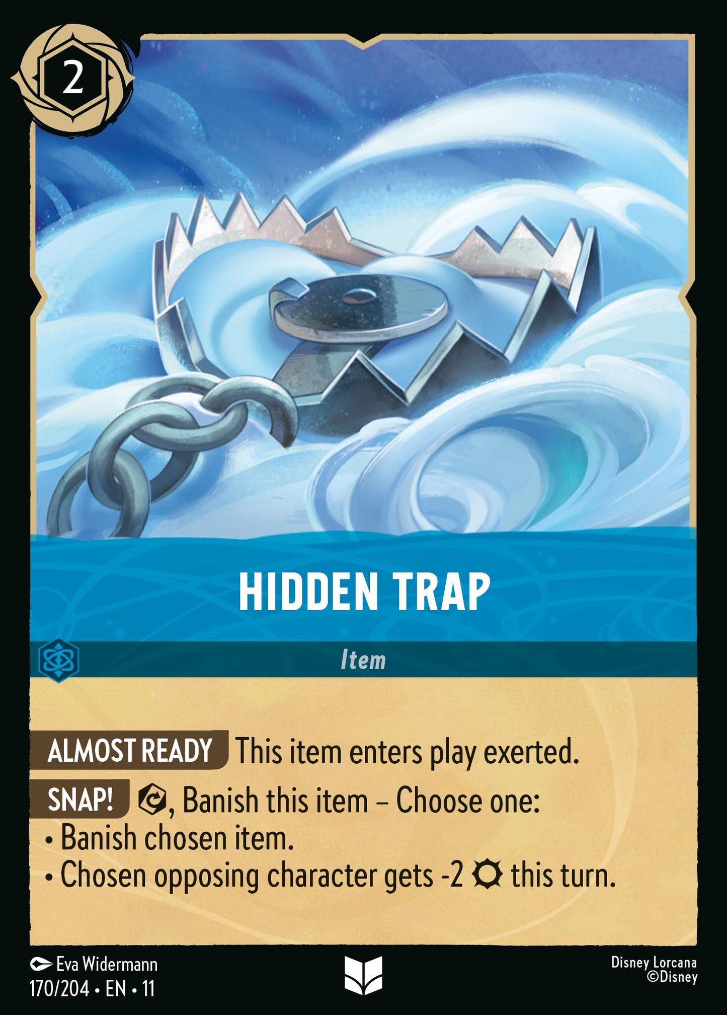 Hidden Trap - Uncommon Lorcana Card