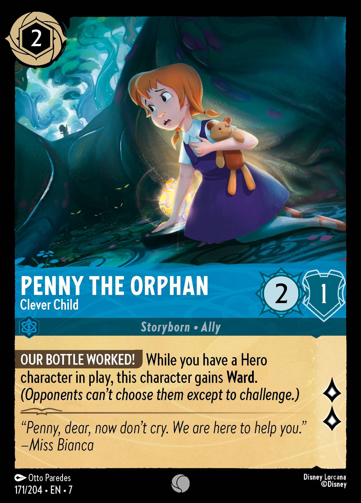 Penny the Orphan - Clever Child - Common Lorcana Card