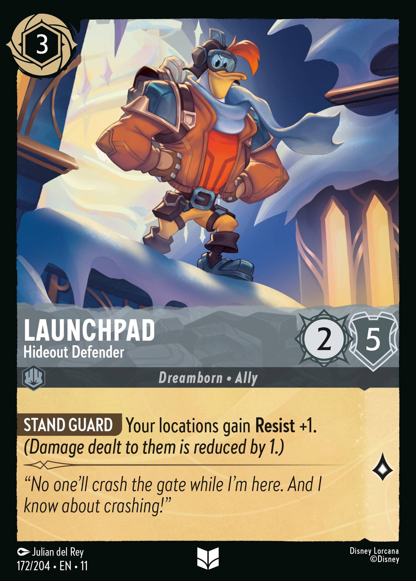 Launchpad - Hideout Defender - Uncommon Lorcana Card
