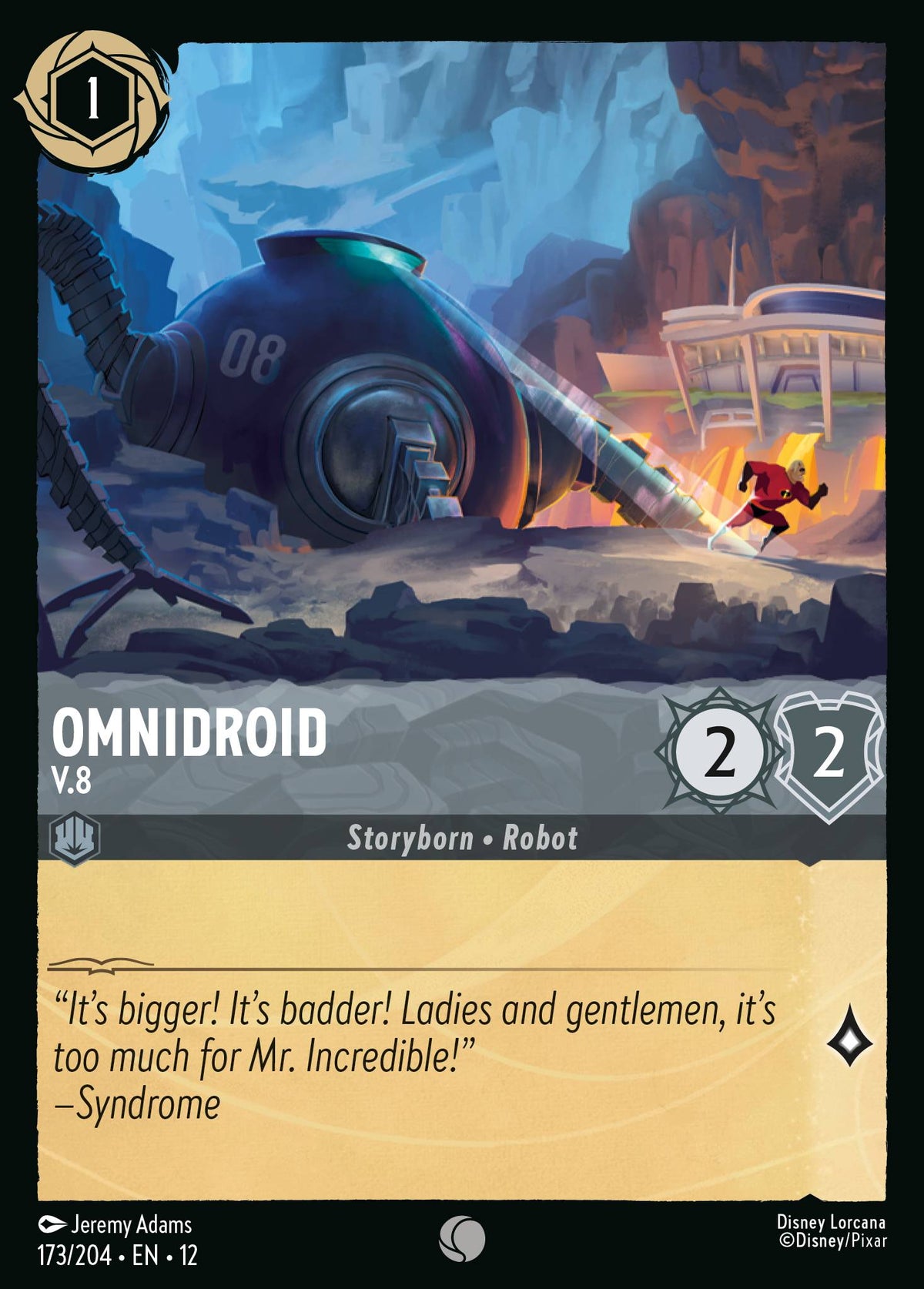 Omnidroid - V.8 - Common Lorcana Card