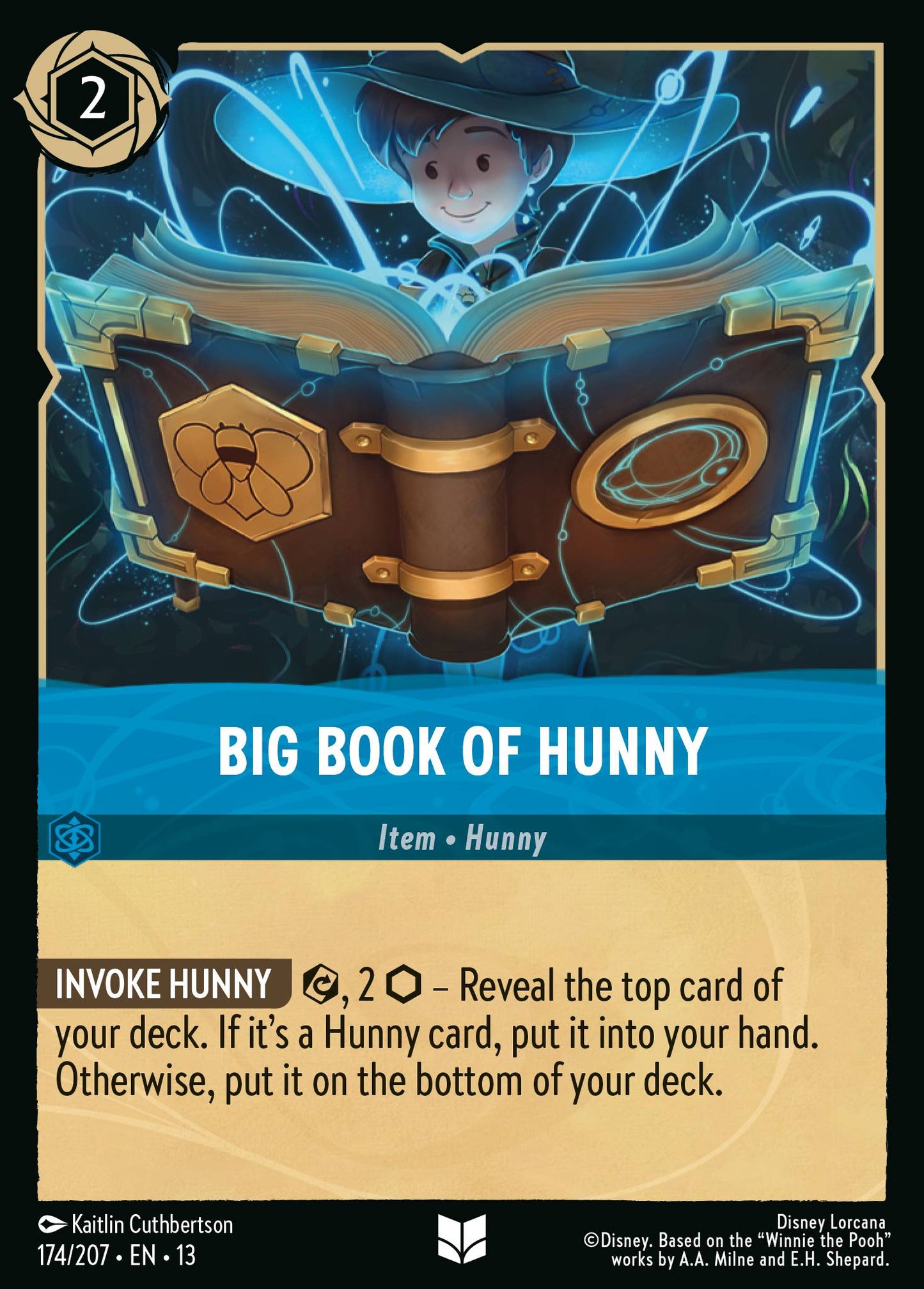 Big Book of Hunny - Uncommon Lorcana Card
